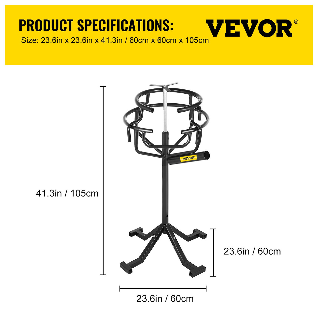 Motorcycle Tire Changing Stand Tire Changer Adjustable Height 37" - 41.3"