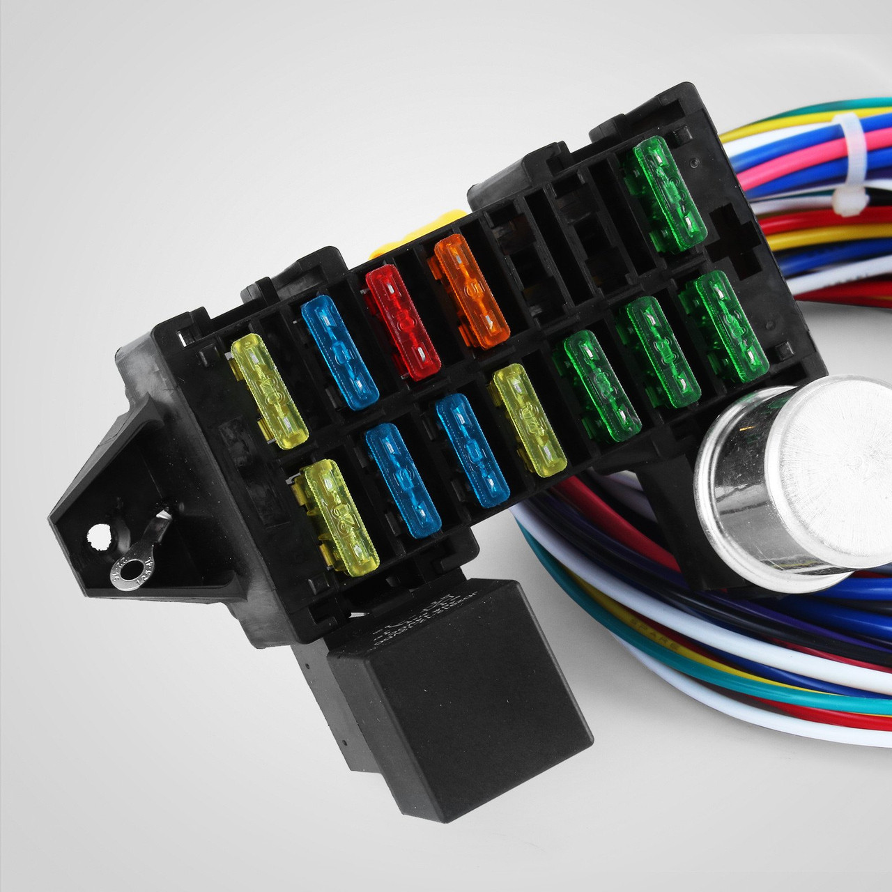 12 circuit universal wire harness muscle car rod street rod XL wires