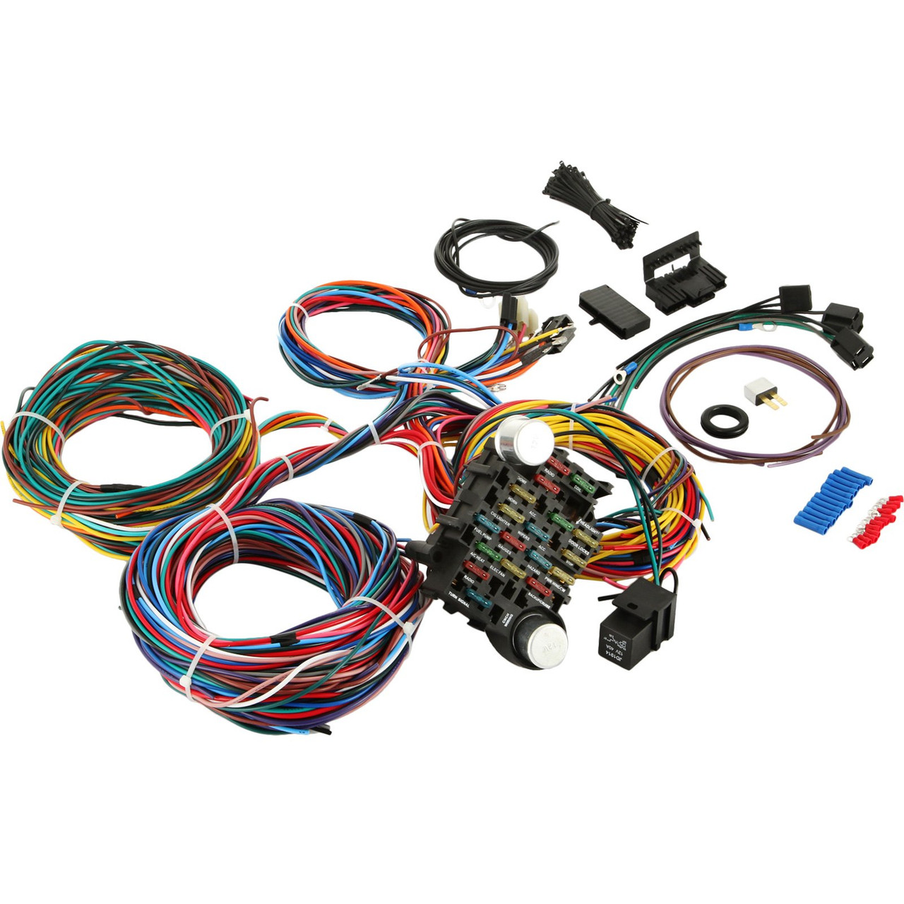 21 Circuit Wiring Harness Kit Long Wires Wiring Harness 21 standard Color Wiring Harness Kit