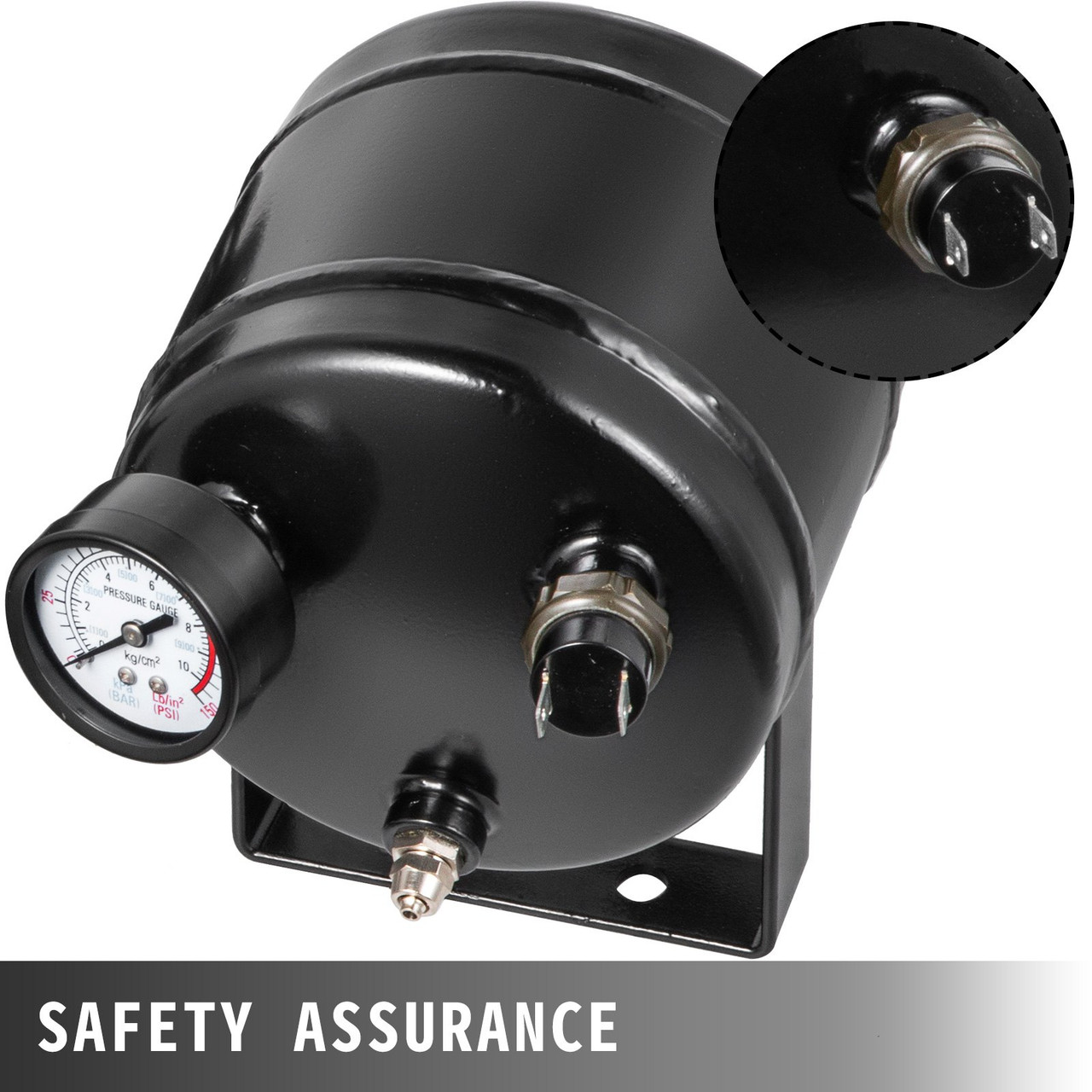 Air Horn Truck Train Horns Kit 150 PSI with 2L Air Compressor 3 Trumpets 135db