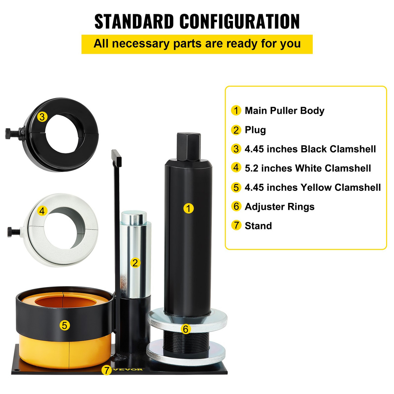 Carrier & Pinion Bearing Puller Clamshell B