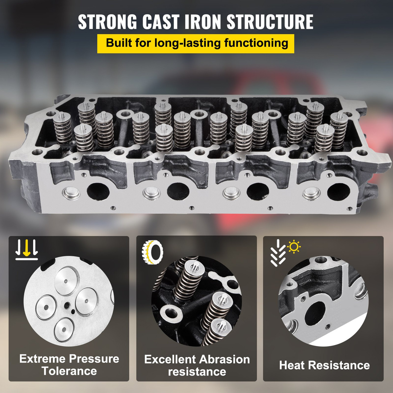 New Ford 6.0 Turbo Diesel Truck Cylinder Head 18mm Bare Casting No Core
