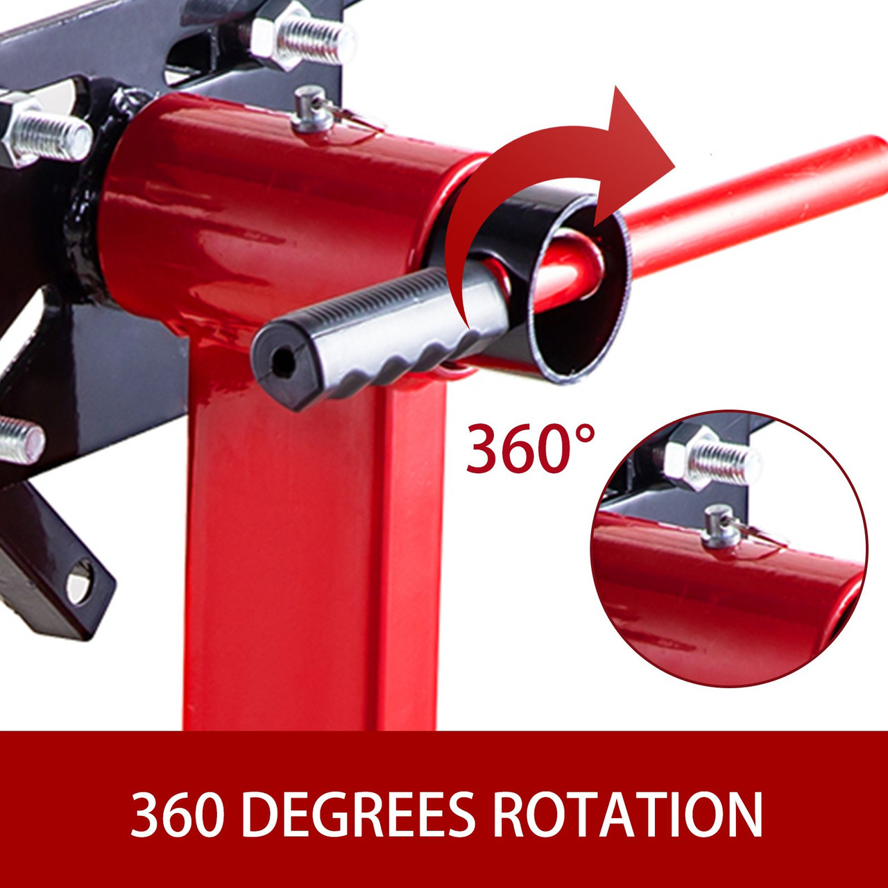 Engine Stand 1250LBS Capacity Motor Stand Rotating Automotive Tools in Steel