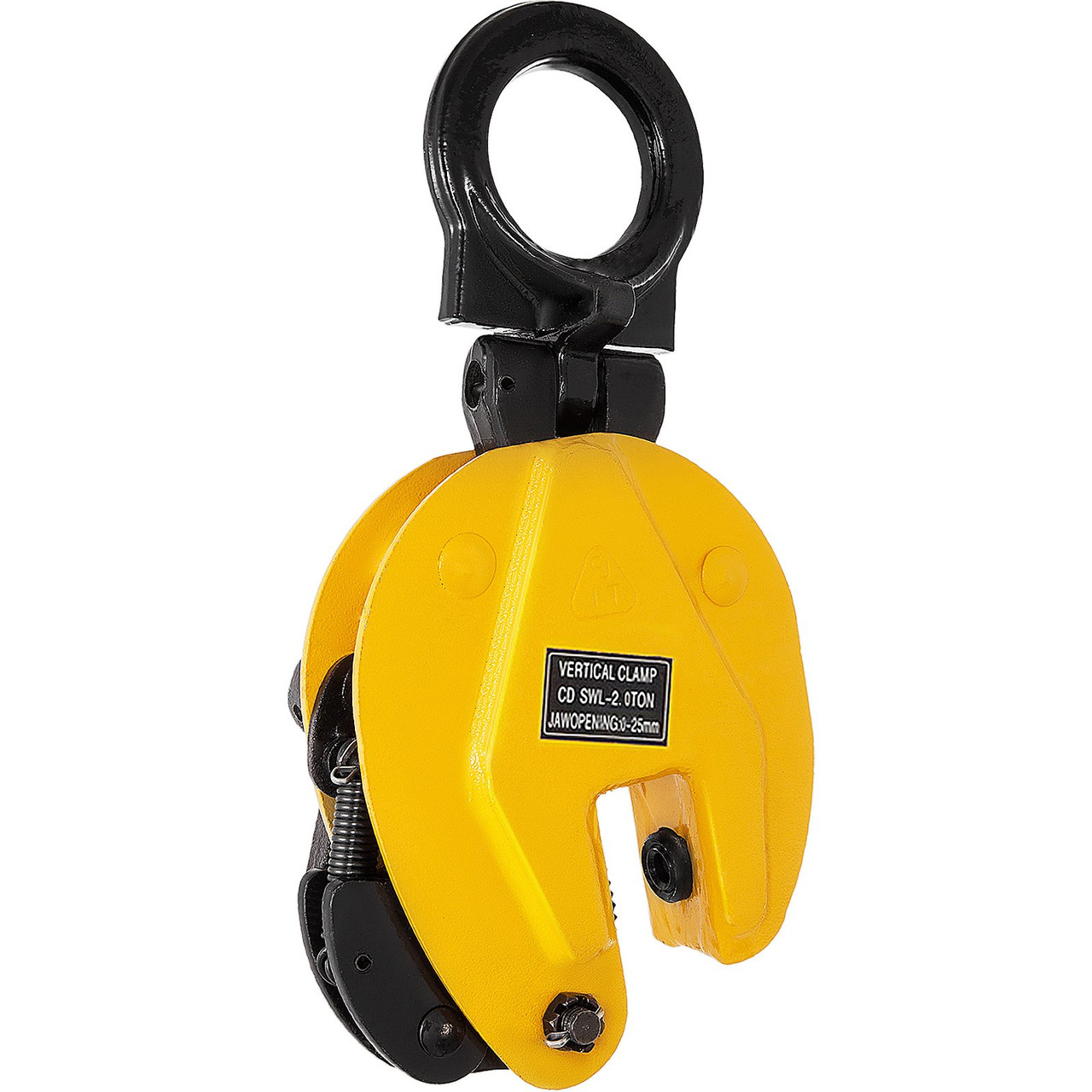 4400lbs Industrial Vertical Plate Lifting Clamp Lift 0-1inch Opening Heavy Duty