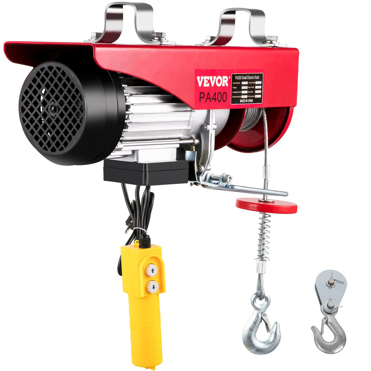 880lbs Electric Wire Hoist Remote Control Garage Auto Shop Overhead Lift