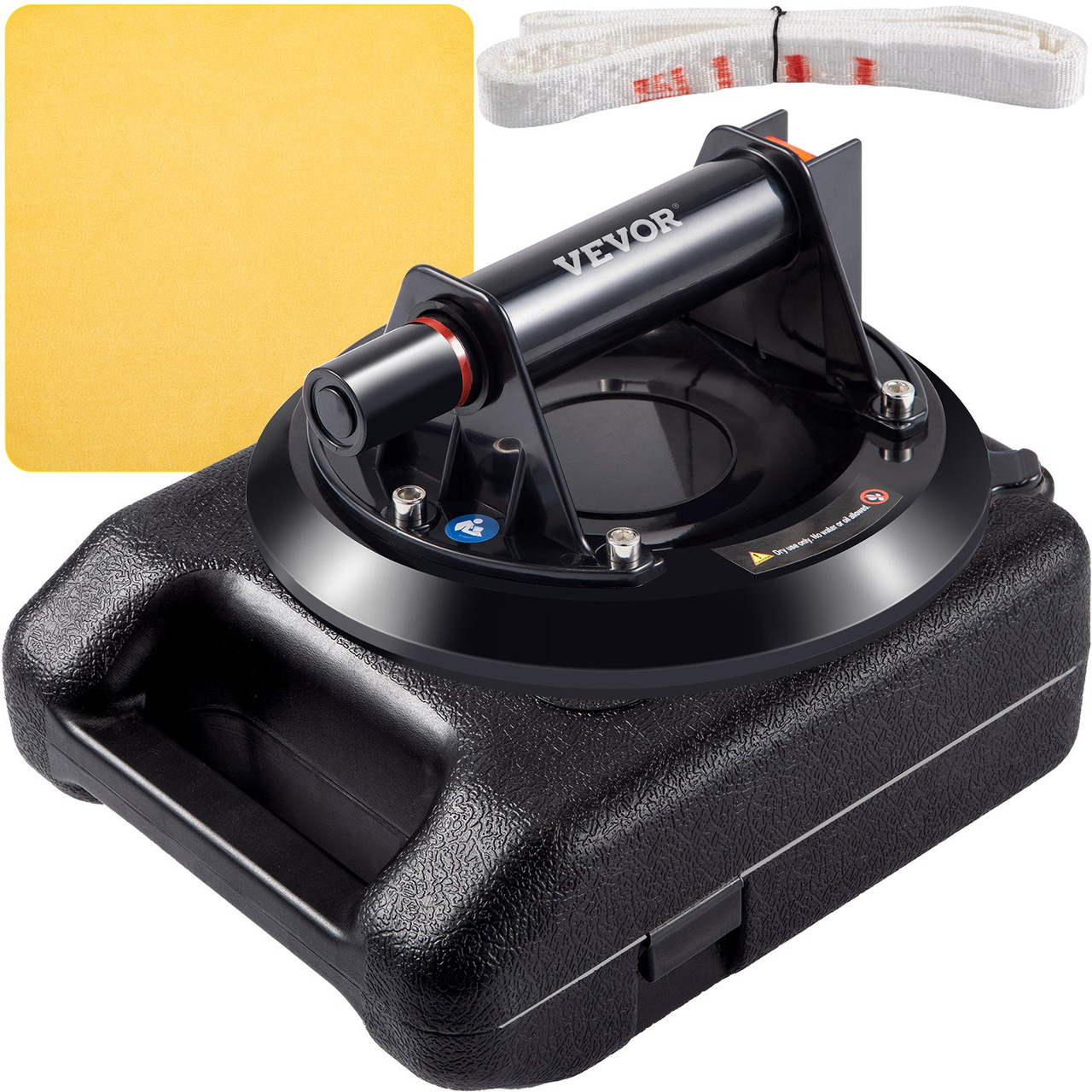 Stone Seam Setter, 10" Ratcheting Seam Setter, Adjustable Suction Cup Seam Setter, Professional Countertop Installation Tool 254 mm, for Seam Joining & Leveling of Granite, Stone, Marble, Slab