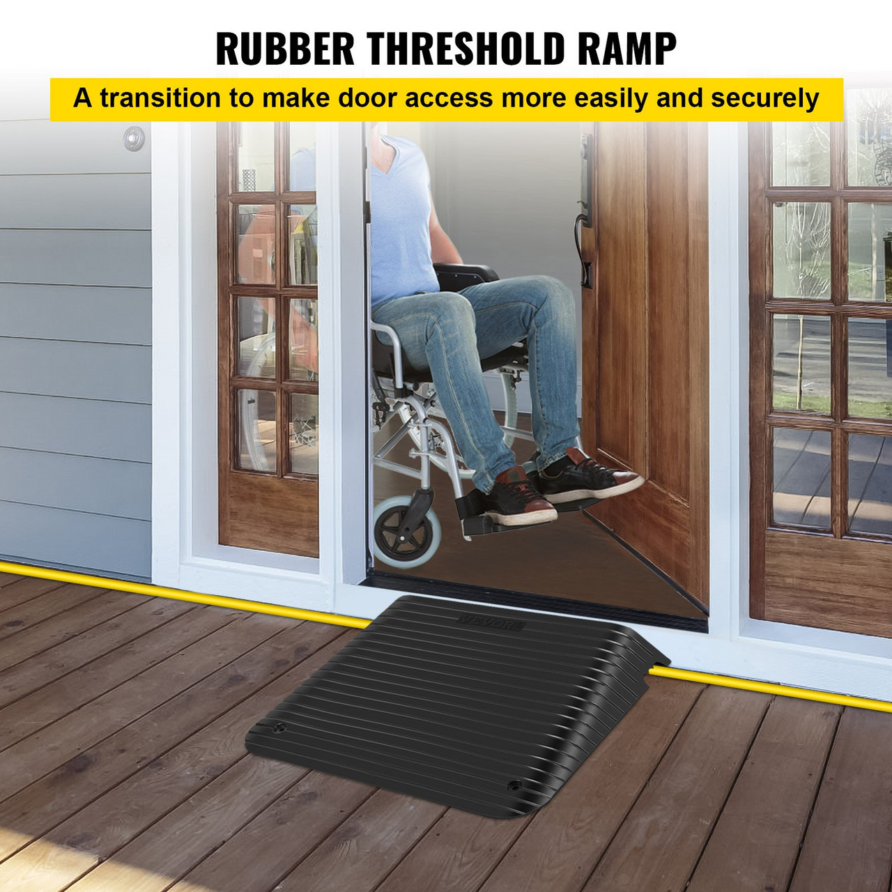Rubber Kerb Ramp Rubber Threshold
Ramp 4" Rise for Wheelchair Access Ramp