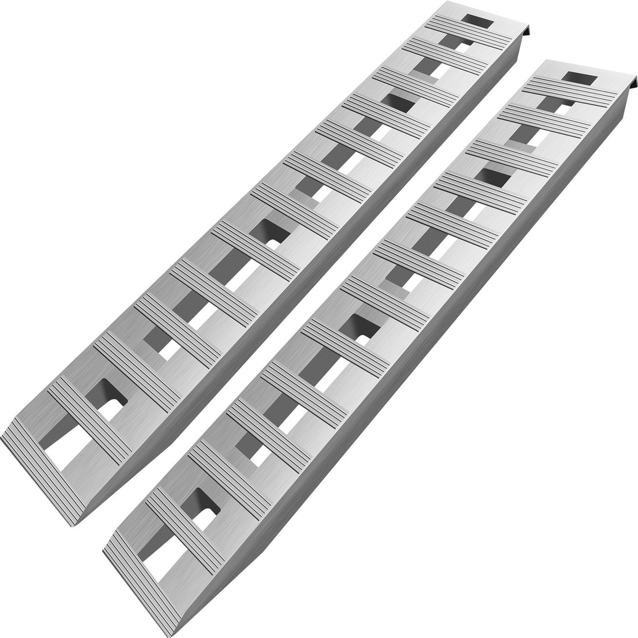 183 x 36 cm Aluminum Ramps 6000Lbs Car Trailer Truck Hook End 1 Pair Ramps