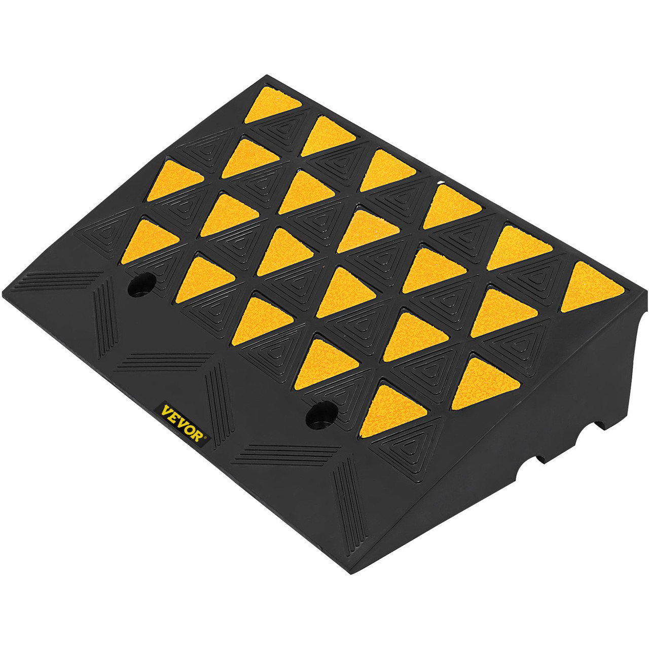 Heavy Duty Rubber Curb Ramp for Material Handling Transport Dolly