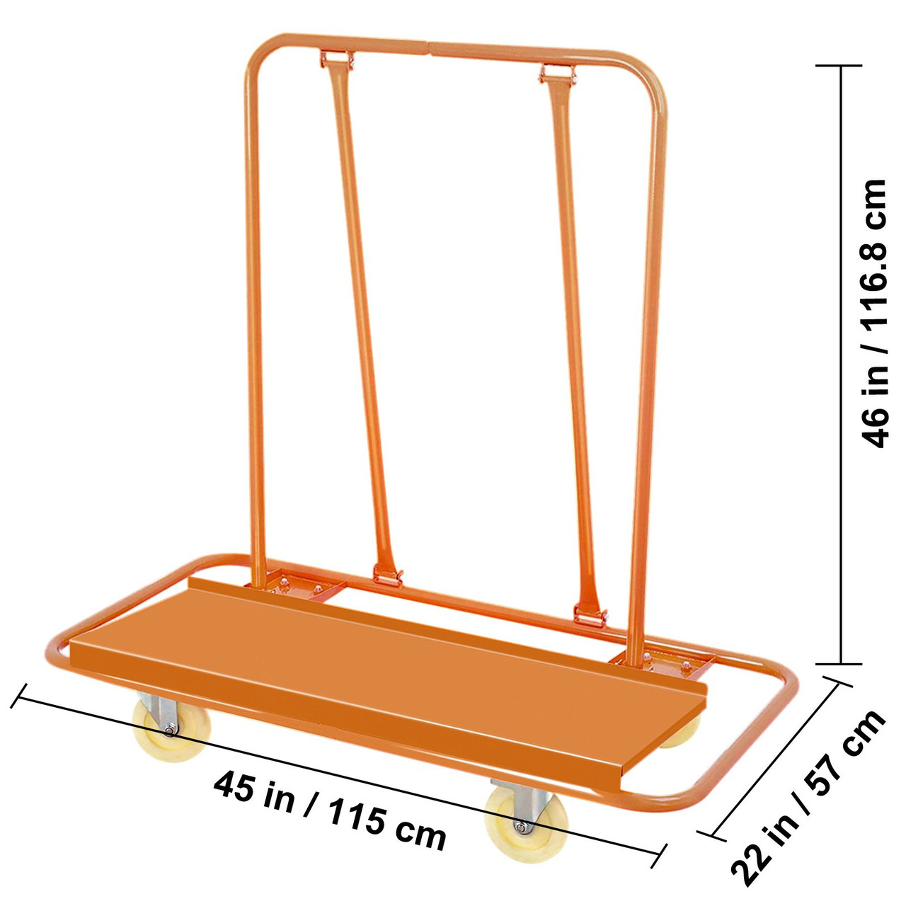 3000lbs Drywall Cart Dolly Handling Sheetrock Sheet Panel Service Cart