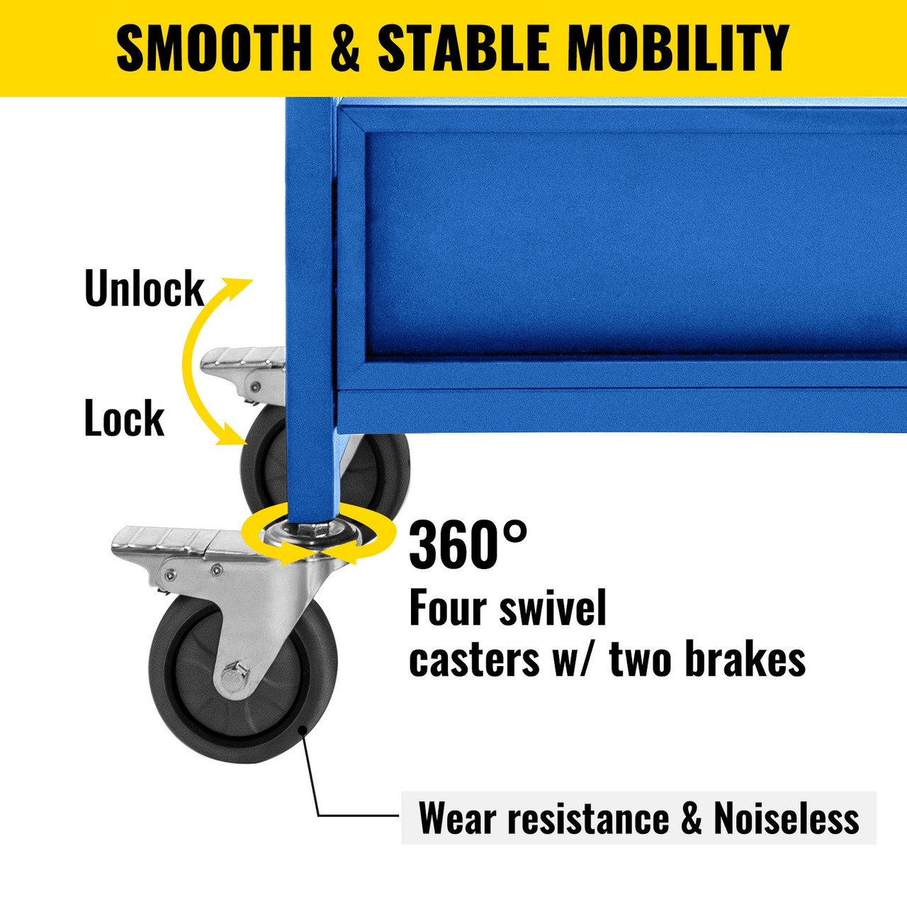 Book Cart Library Cart 200lb with Single Sided V-Shaped Sloped Shelves in Blue