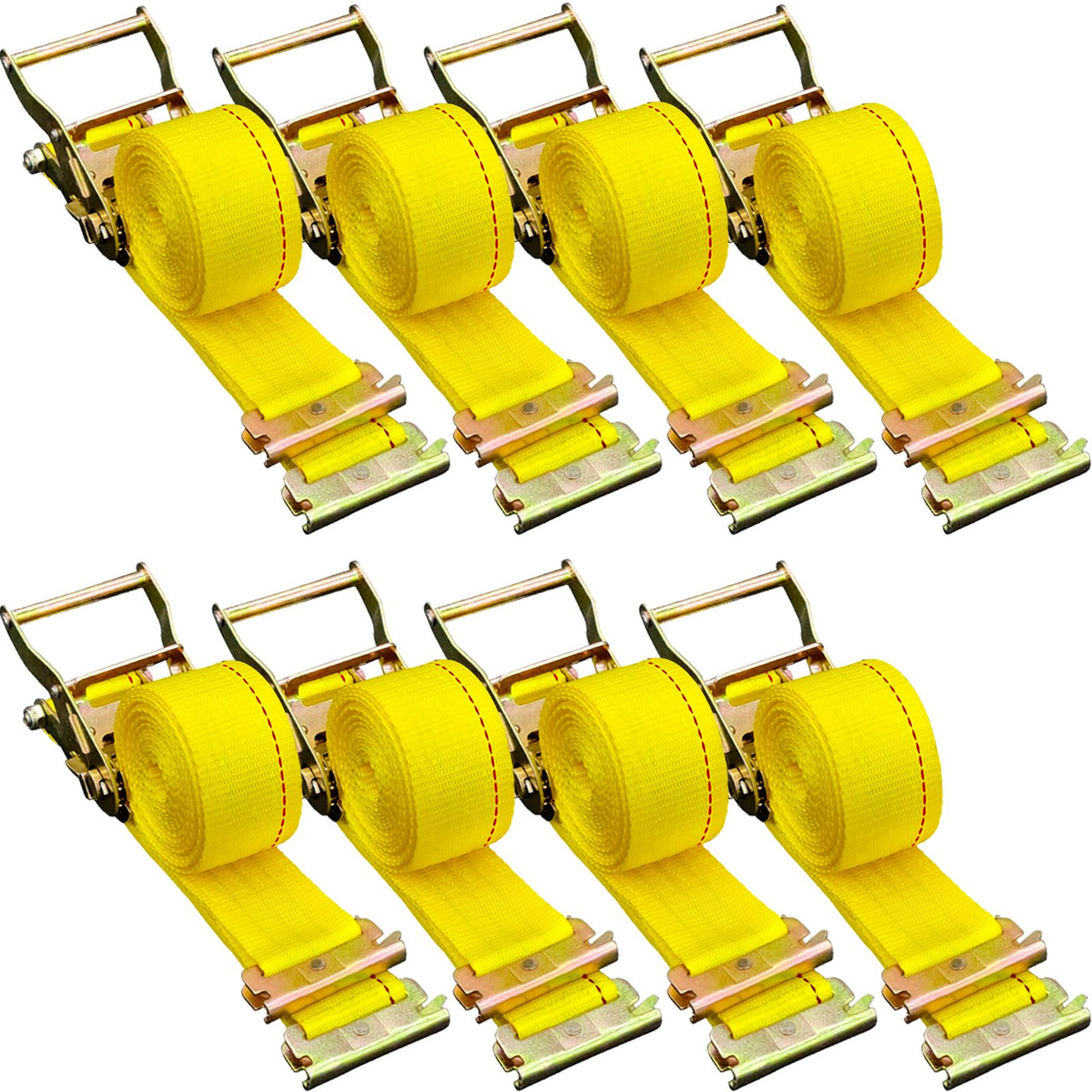 4 Pack 5' E Track Tie Down Rails System Power Coated E-Tracks for Cargo  Trailers