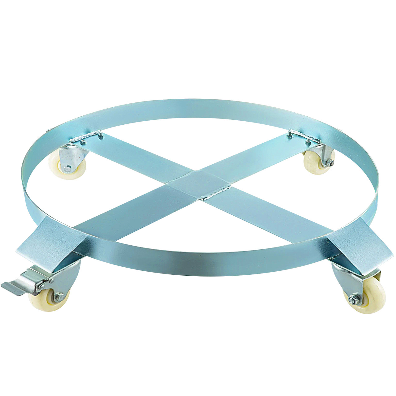 Premium Auto Heavy Duty 55 Gallon Drum Dolly Up To 23-5/8" Diameter