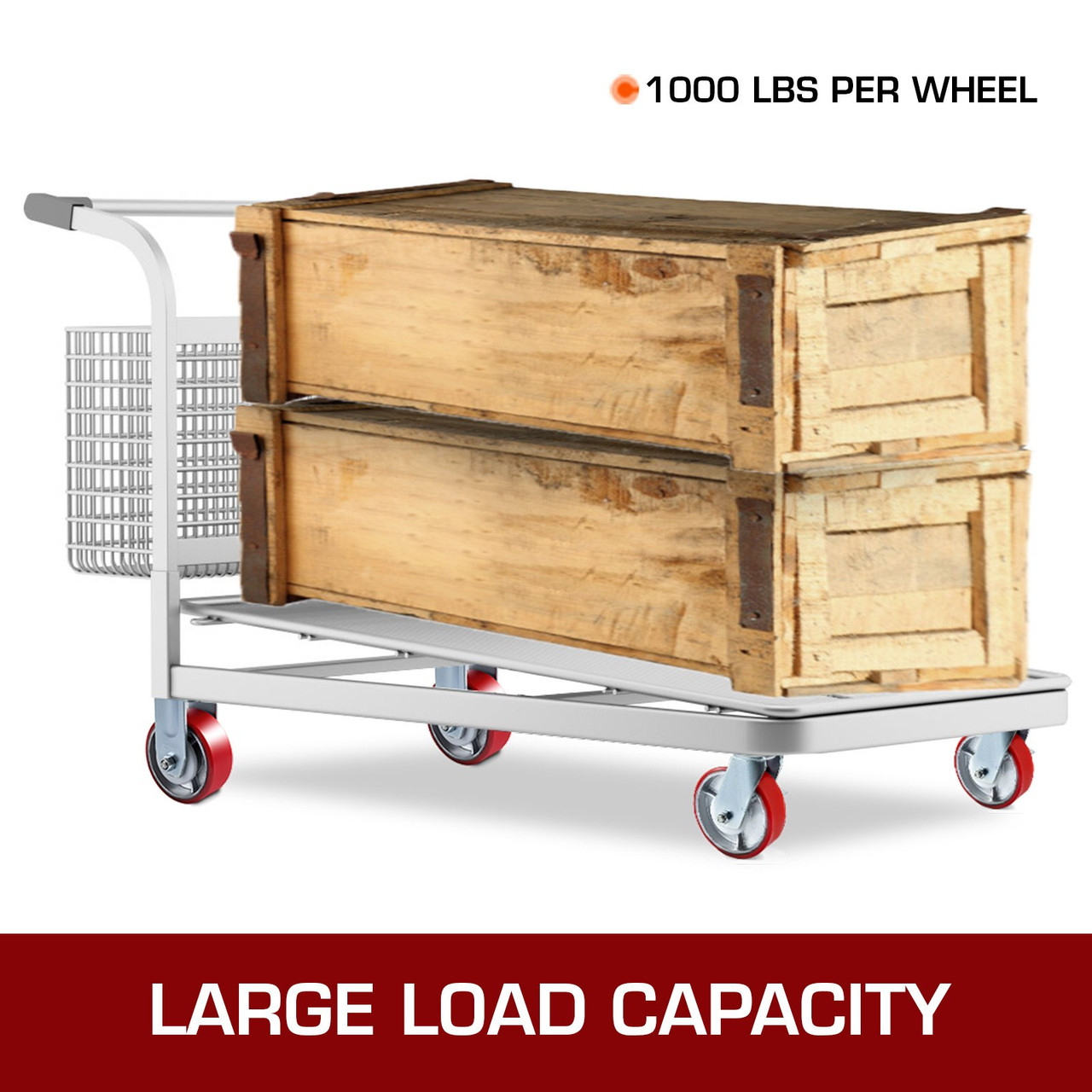 6" X 2" Polyurethane Casters 2 Rigi 2 Swivel No Marking Flexibly 360øswivel