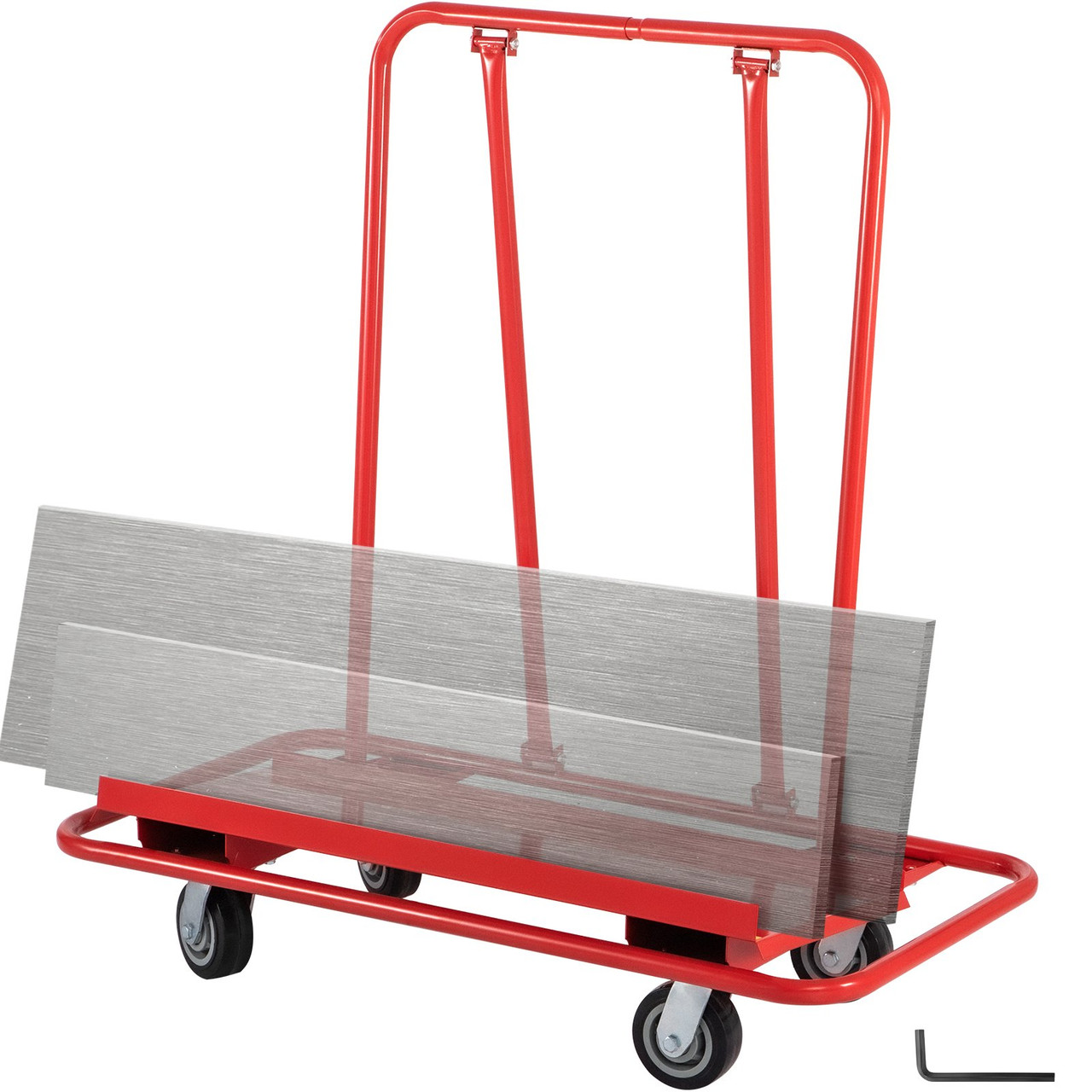 Drywall Cart 2200 lbs Dolly Handling Sheetrock Sheet Panel Service Cart