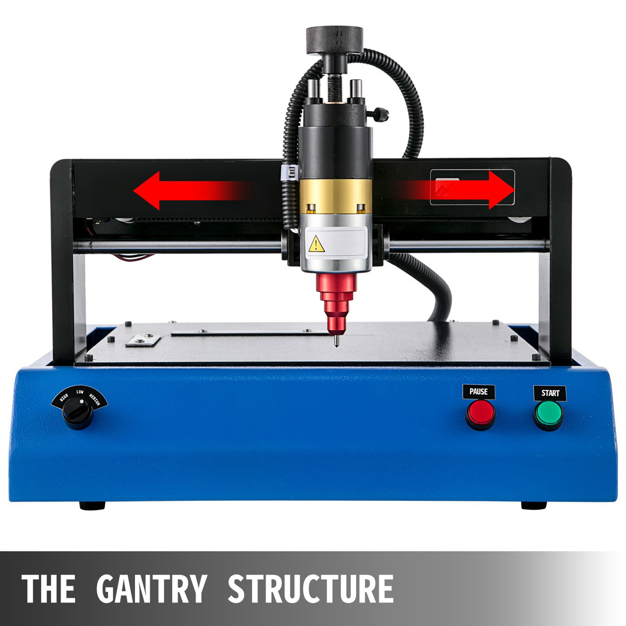 Electric Marking Machine 400W Electronic Metal Marking Machine 300X200mm Dot Peen Marking Embosser Machine Marking Depth 0.05mm-1mm for Industrial Nameplate Dog tag Steel ID Card (110V)