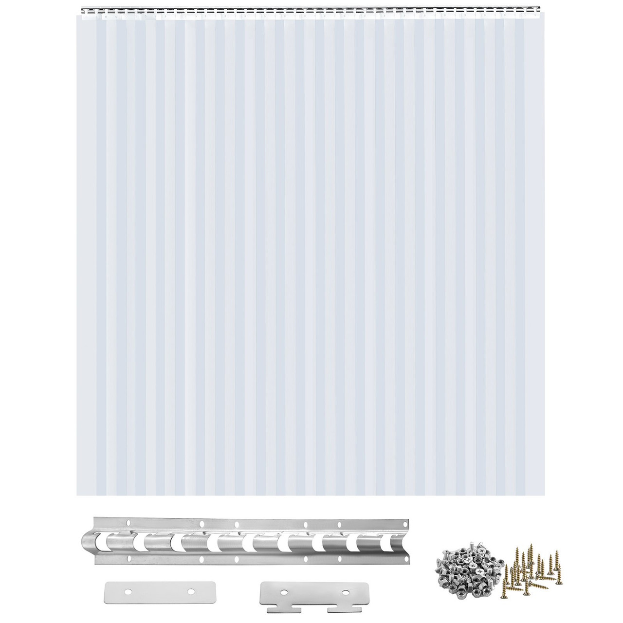 Clear PVC Plastic Strip PVC Strip Curtain Door Industrial Home 21m*150mm*2mm
