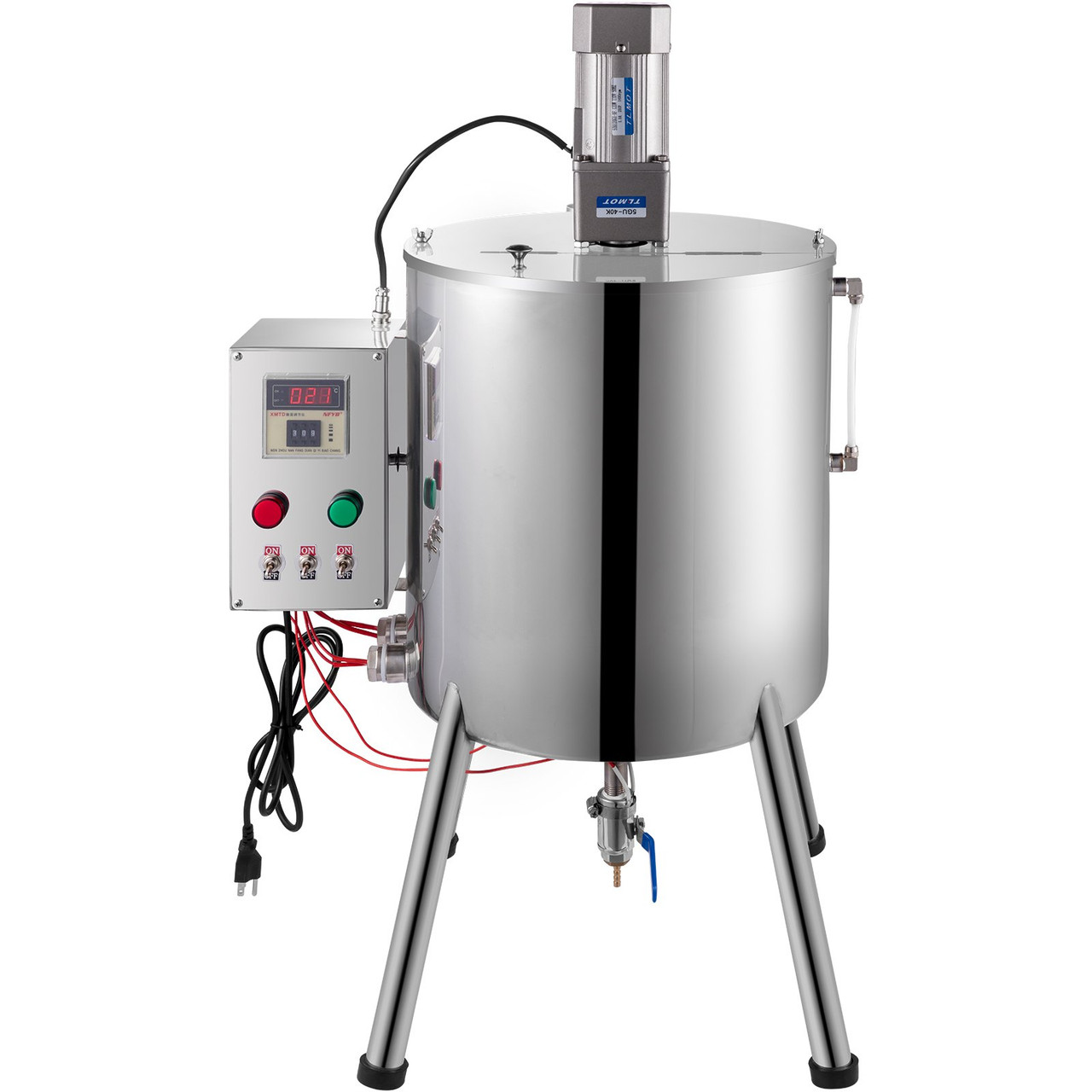 Heating Mixing Filling Machine, 30L/7.9 Gal Lipstick Filling Machine, 35W Lipstick Filler, Heating and Stirring Filling Machine with Stirrer for Cosmetics, Drink, Lipstick, Wax and Nail Polish