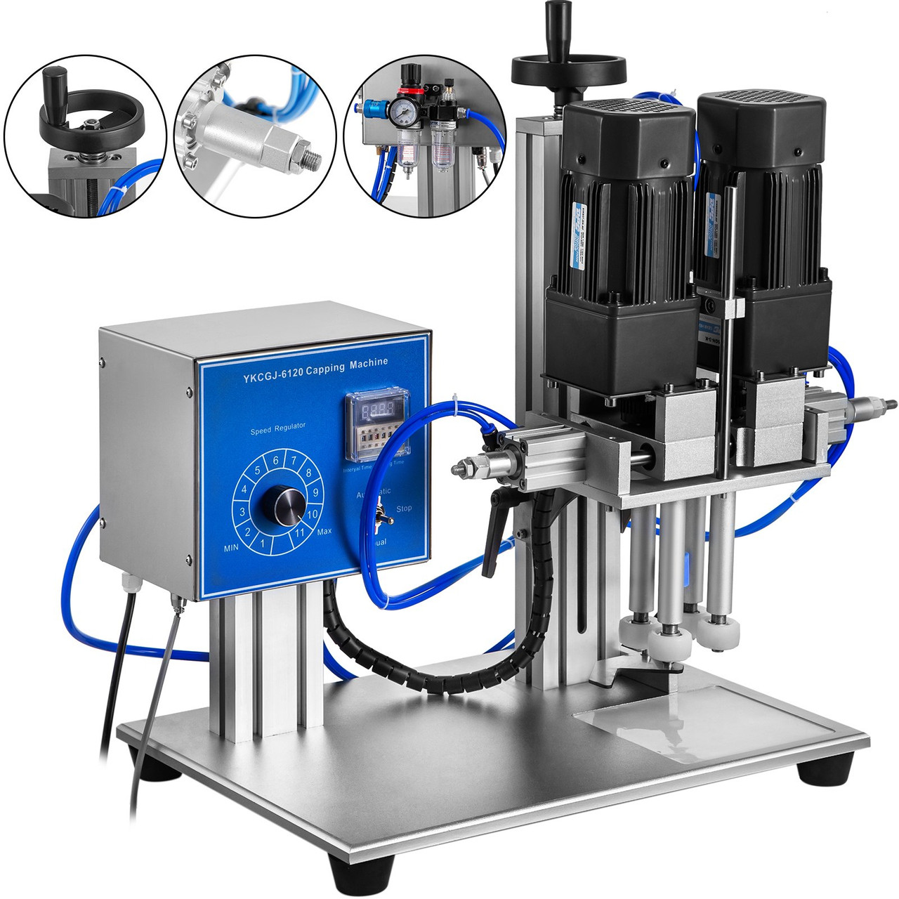 Set Screw Capper Screw Capping Machine Bottle Cap Screw Capping 16-55mm Screw Capper Machine