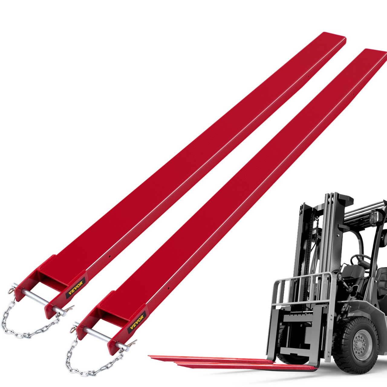 Pallet Fork Extensions Forklift Extensions 94.5'' x 3.9'' for Loader Truck