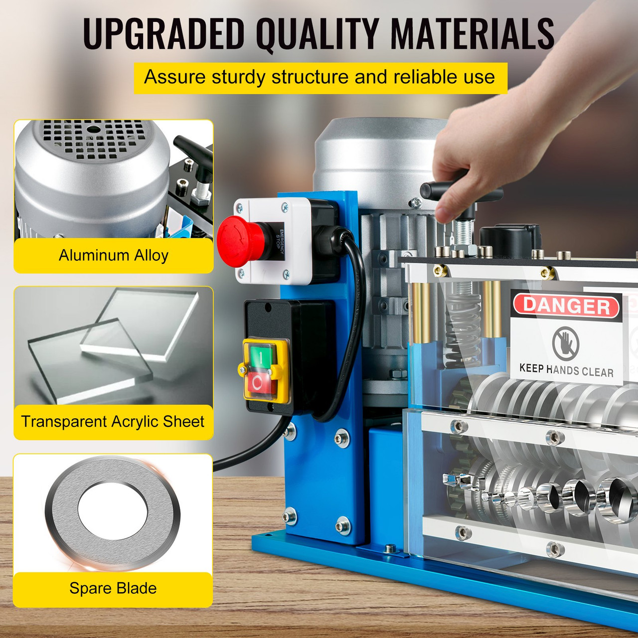 Electric Wire Stripping Machine Power Wire Stripping Machine 0.06-1.49in