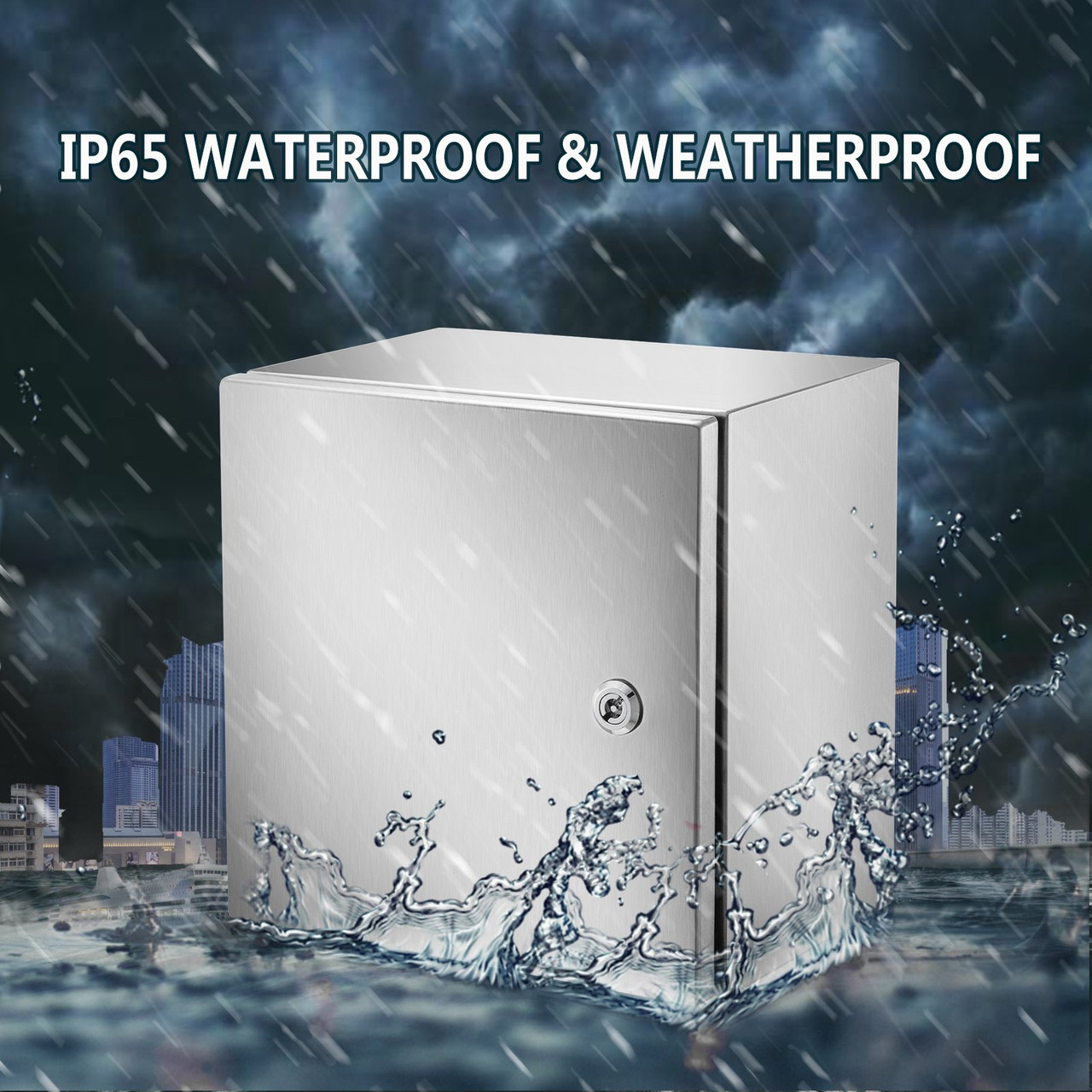 Steel Electrical Box Electrical Enclosure Box 12x12x8" Stainless Steel Box