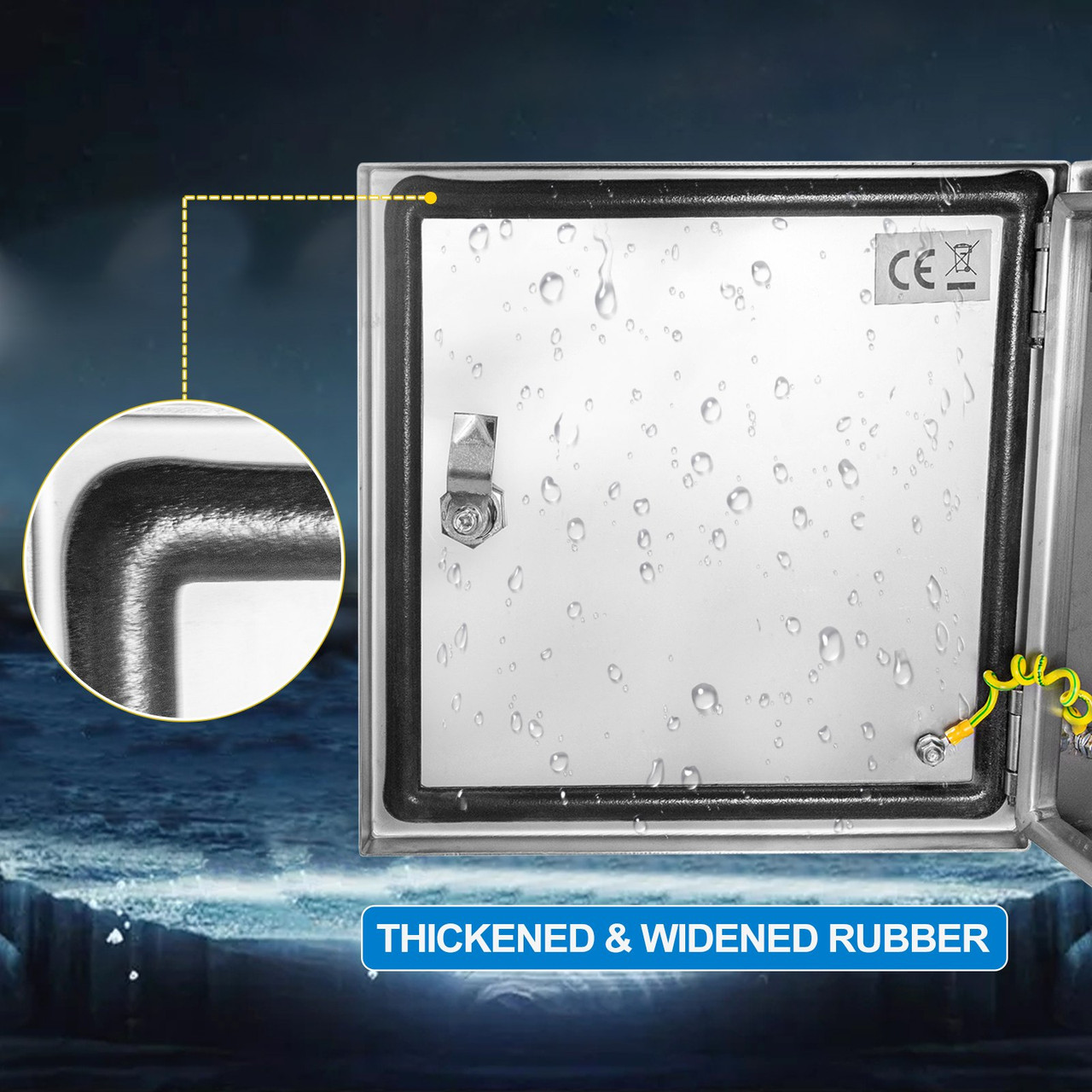 Steel Electrical Box Electrical Enclosure Box 12x12x8" Stainless Steel Box