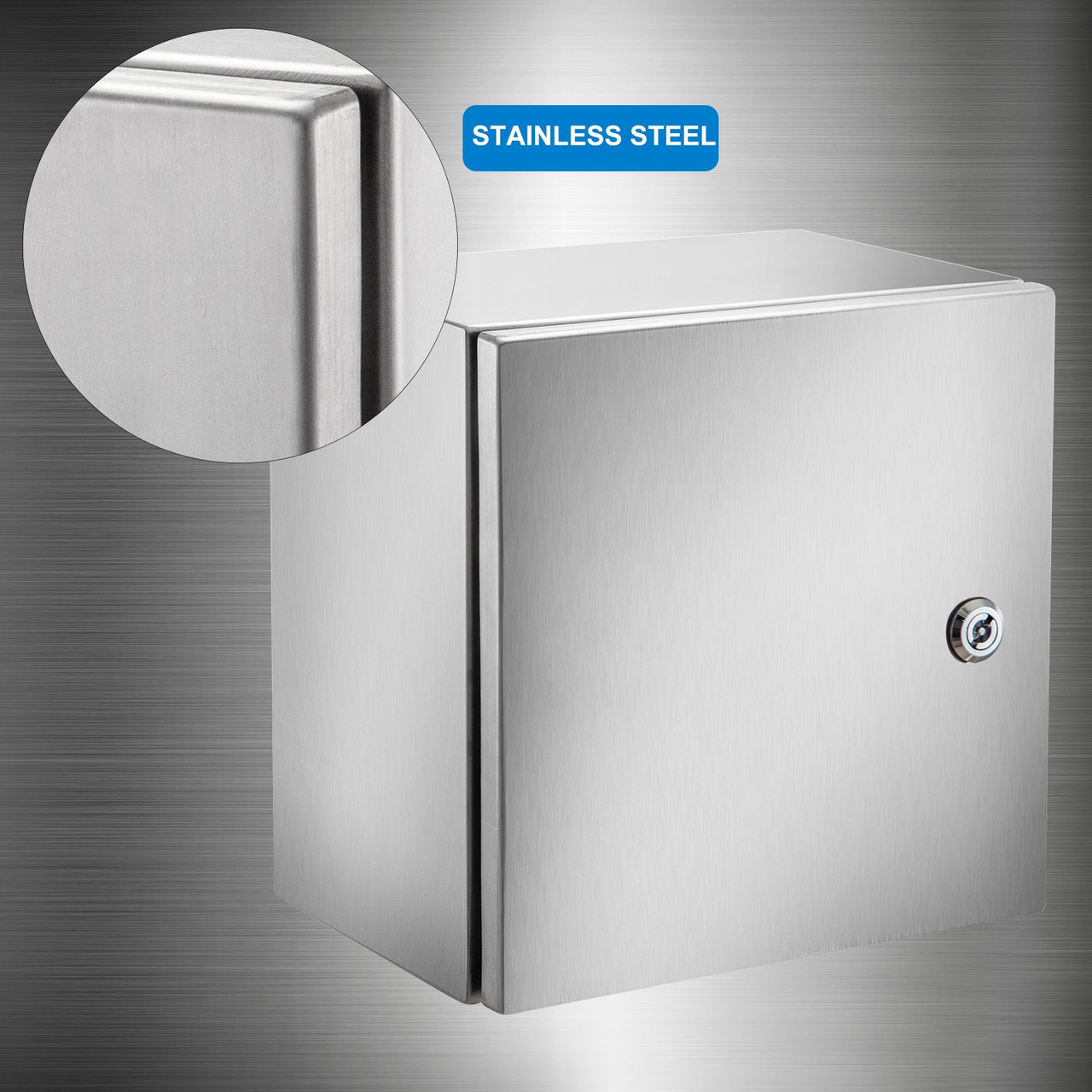 Steel Electrical Box Electrical Enclosure Box 12x12x8" Stainless Steel Box