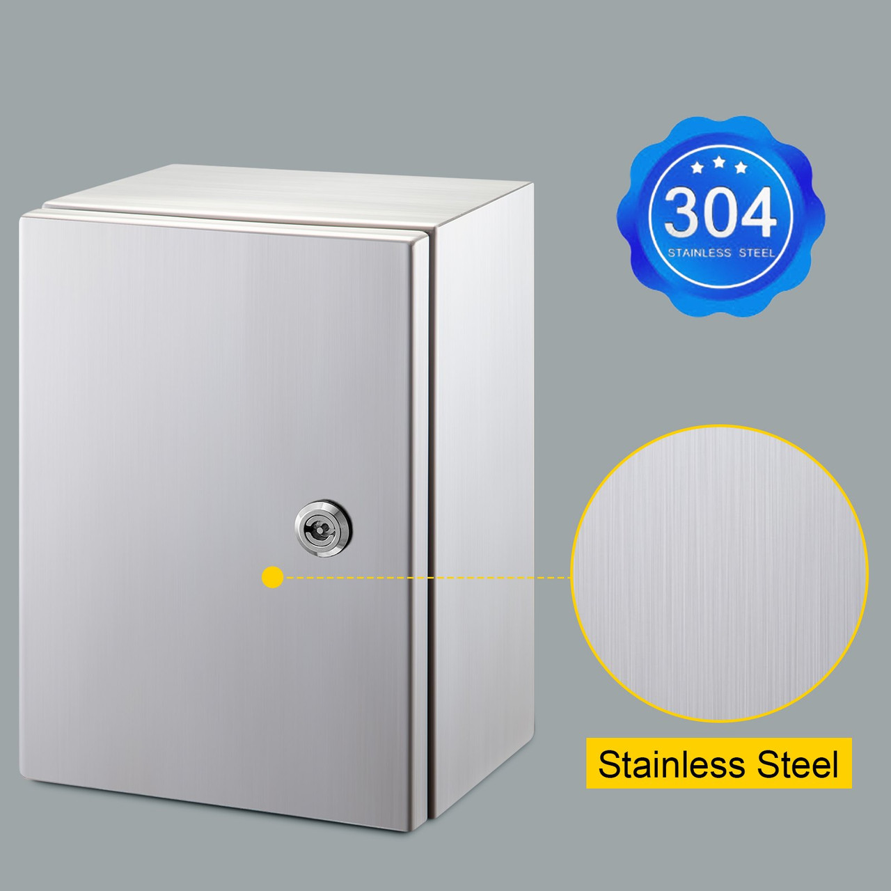 Steel Electrical Box Electrical Enclosure Box 12x10x6" Stainless Steel Box