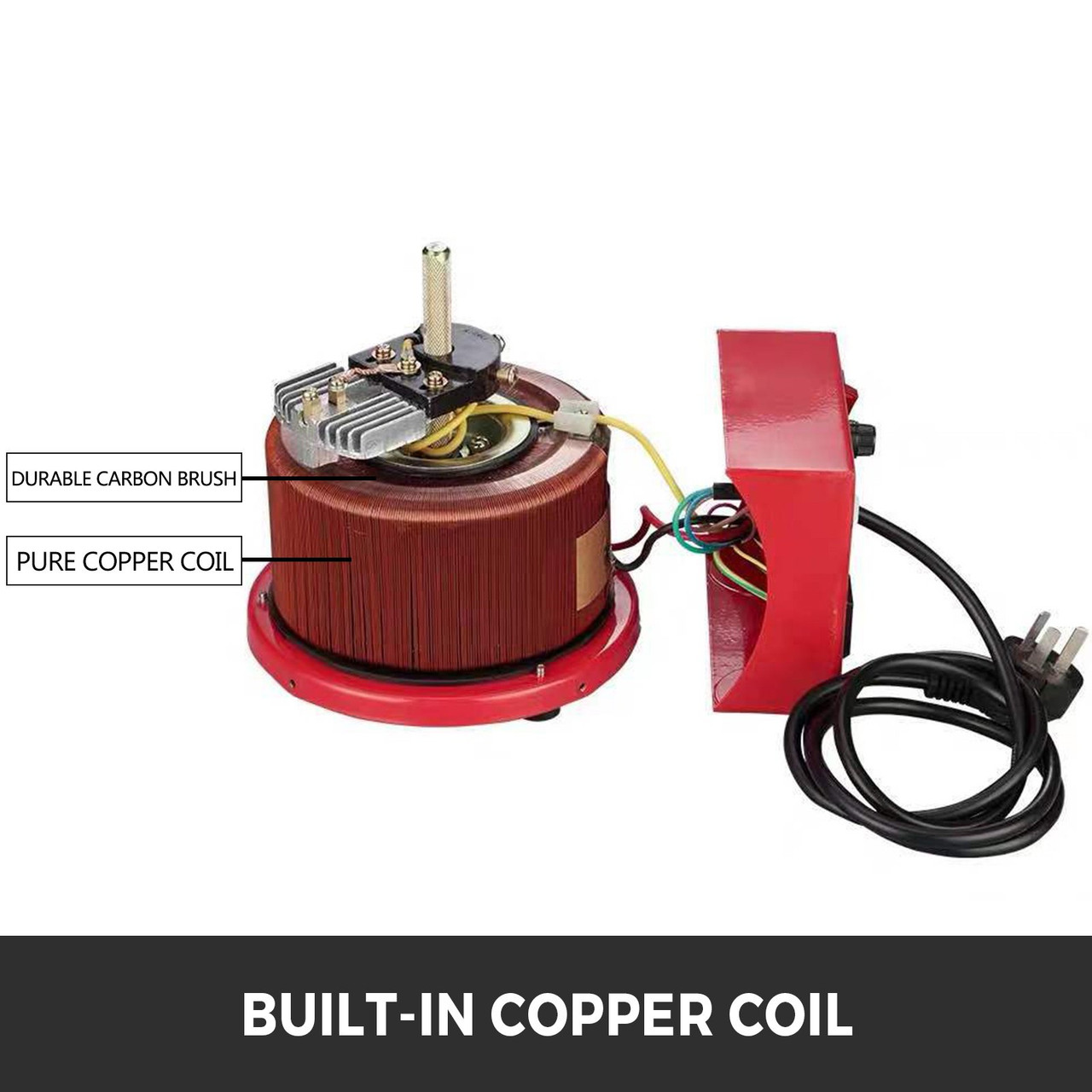 Variable Transformer 2000VA Power Supply Voltage Transformer Converter 0-230V 110V AC 60 Hz Universal plug