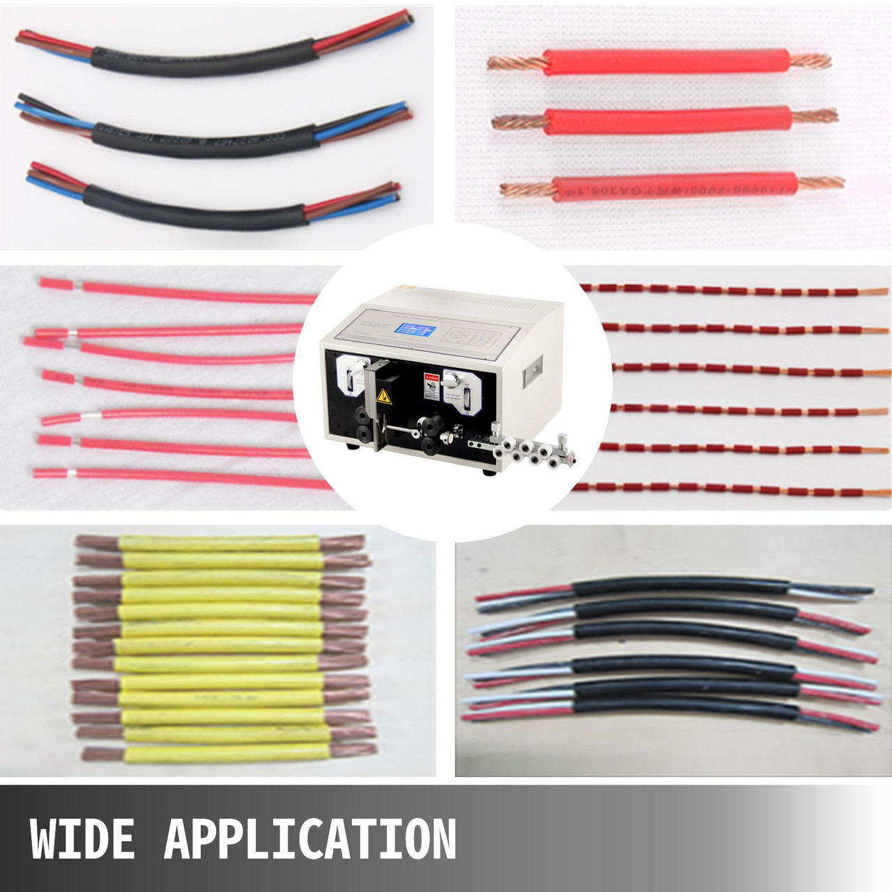 110V Automatic Computer Wire Peeling Stripping Cutting Machine 0.1-8 mmÃ½
