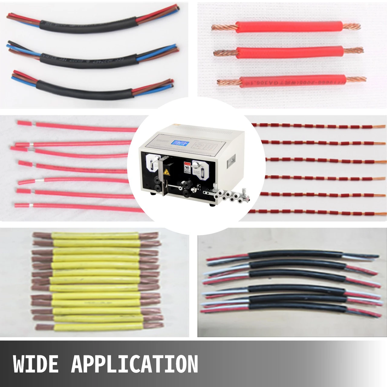110V Automatic Computer Wire Peeling Stripping Cutting Machine 0.1-8 mmy