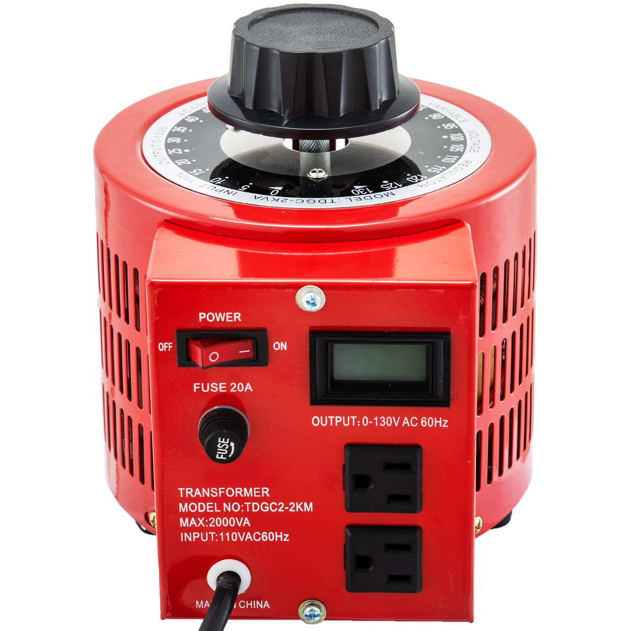 Bench Top 20 Amp Variable Auto-transformer With Lcd Digital Display