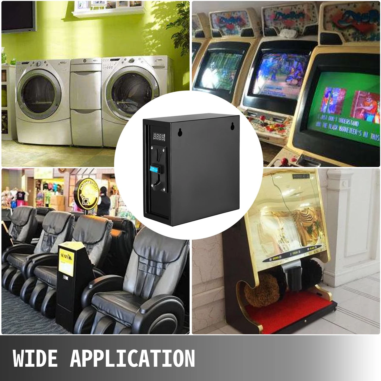 Coin Operated Timer Control Power Supply Box To Control Electronicl Device 110v