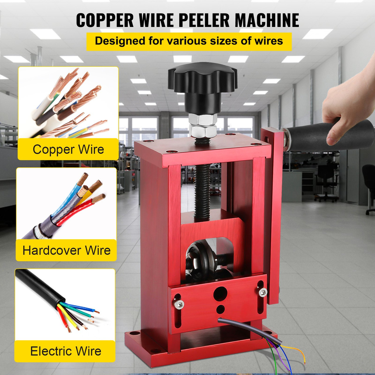 Wire Stripping Machine Cable Stripper 1.5-20 mm Copper Scrap Recycle Tool