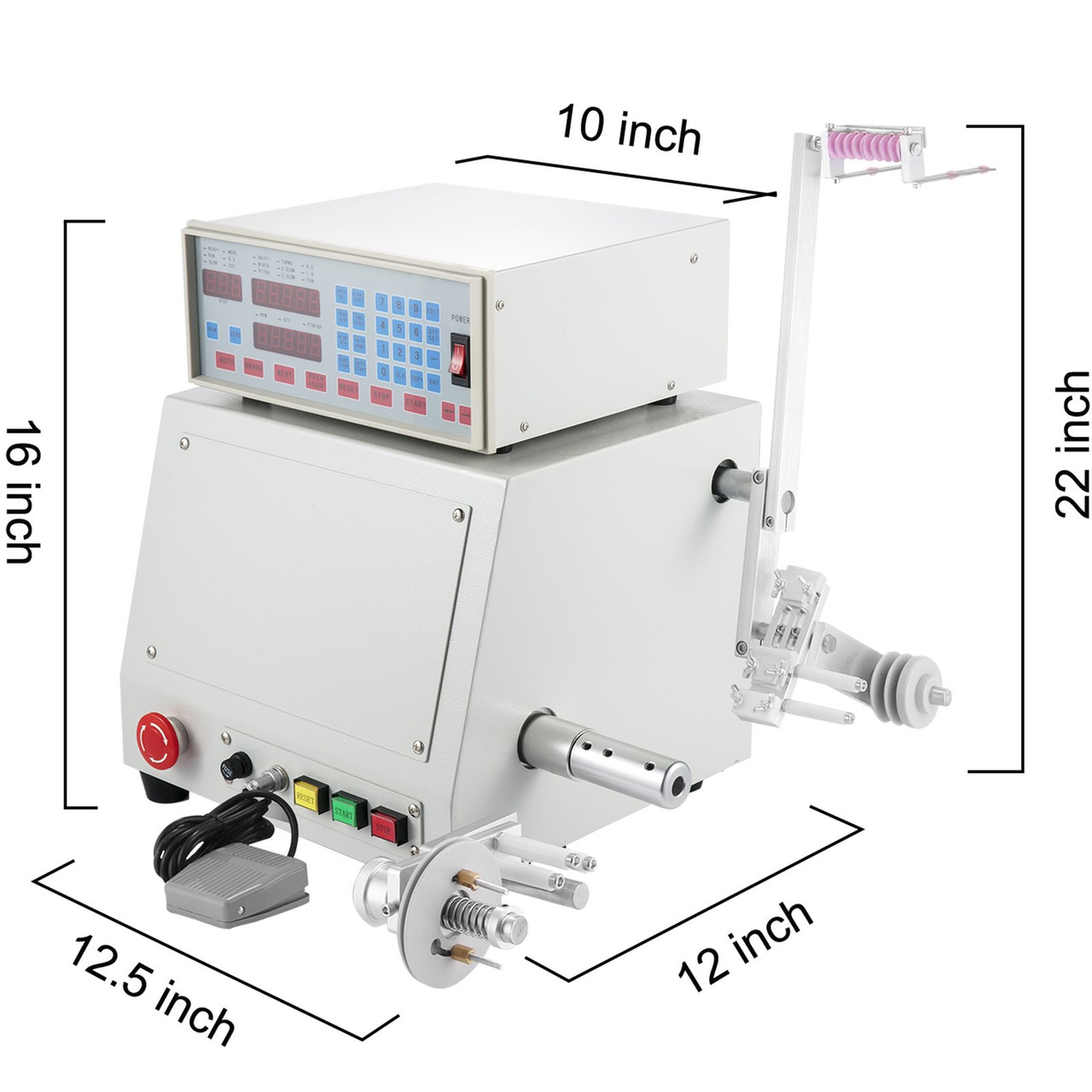 Computer Cnc Automatic Coil Winder Winding Machine For 0.03-1.2mm Wire 110v