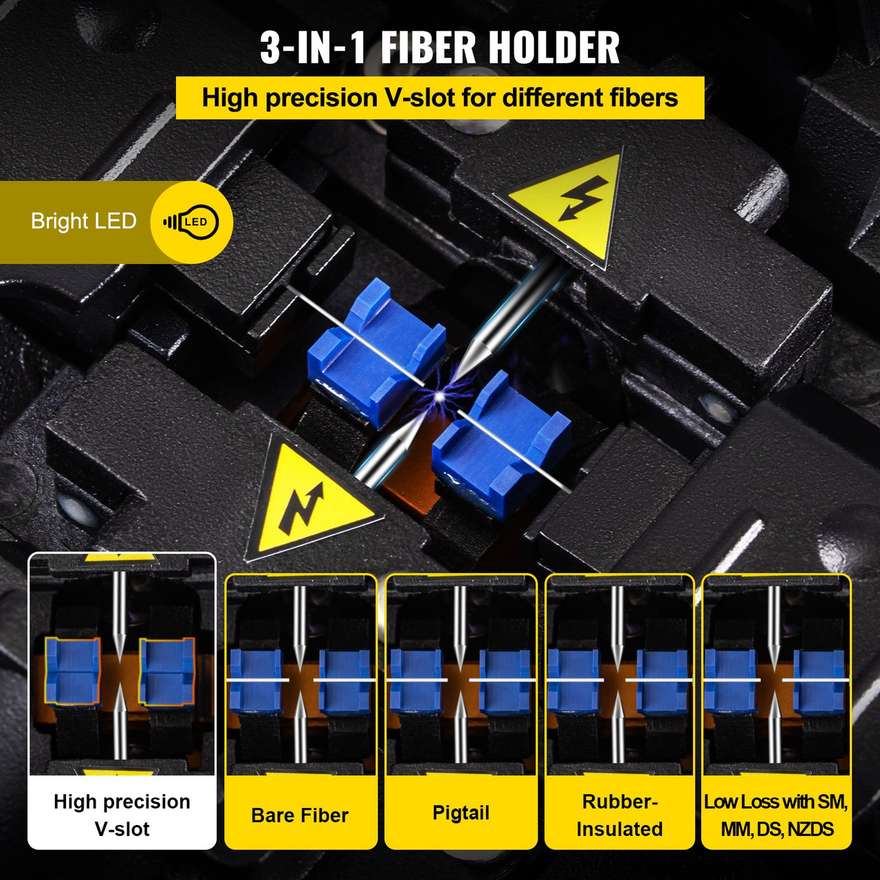 JW4108S Optical Fiber Fusion Splicer Fiber Optic Welding Splicing Machine