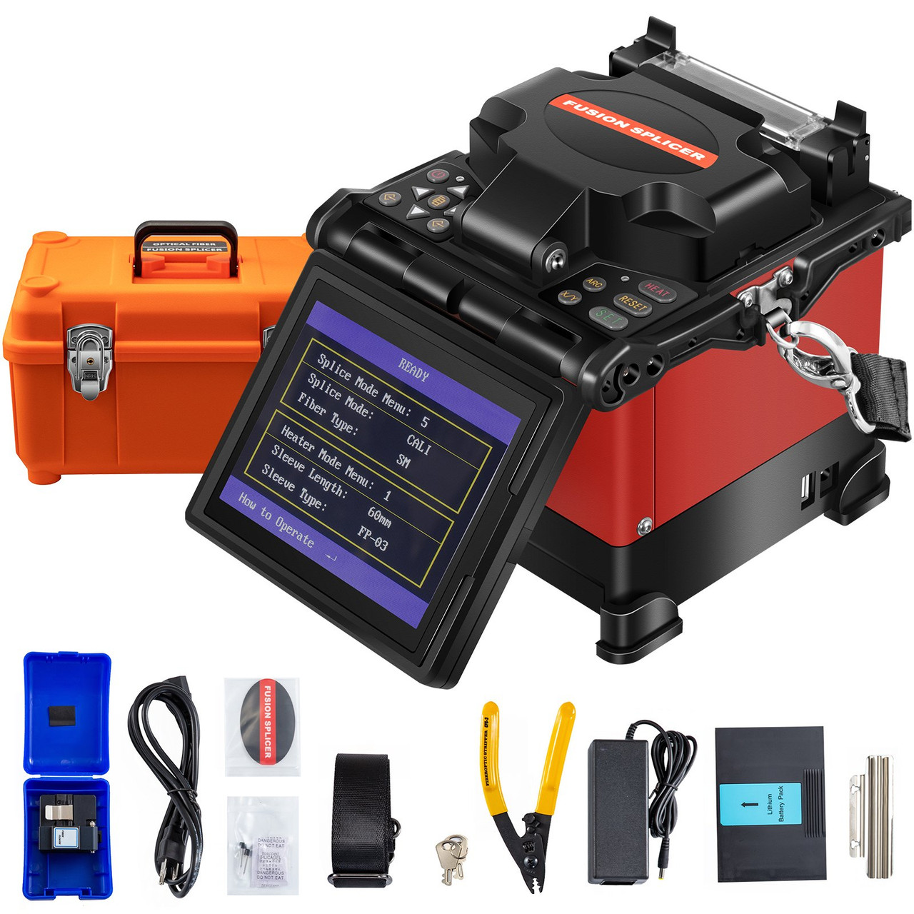 JW4108S Optical Fiber Fusion Splicer Fiber Optic Welding Splicing Machine