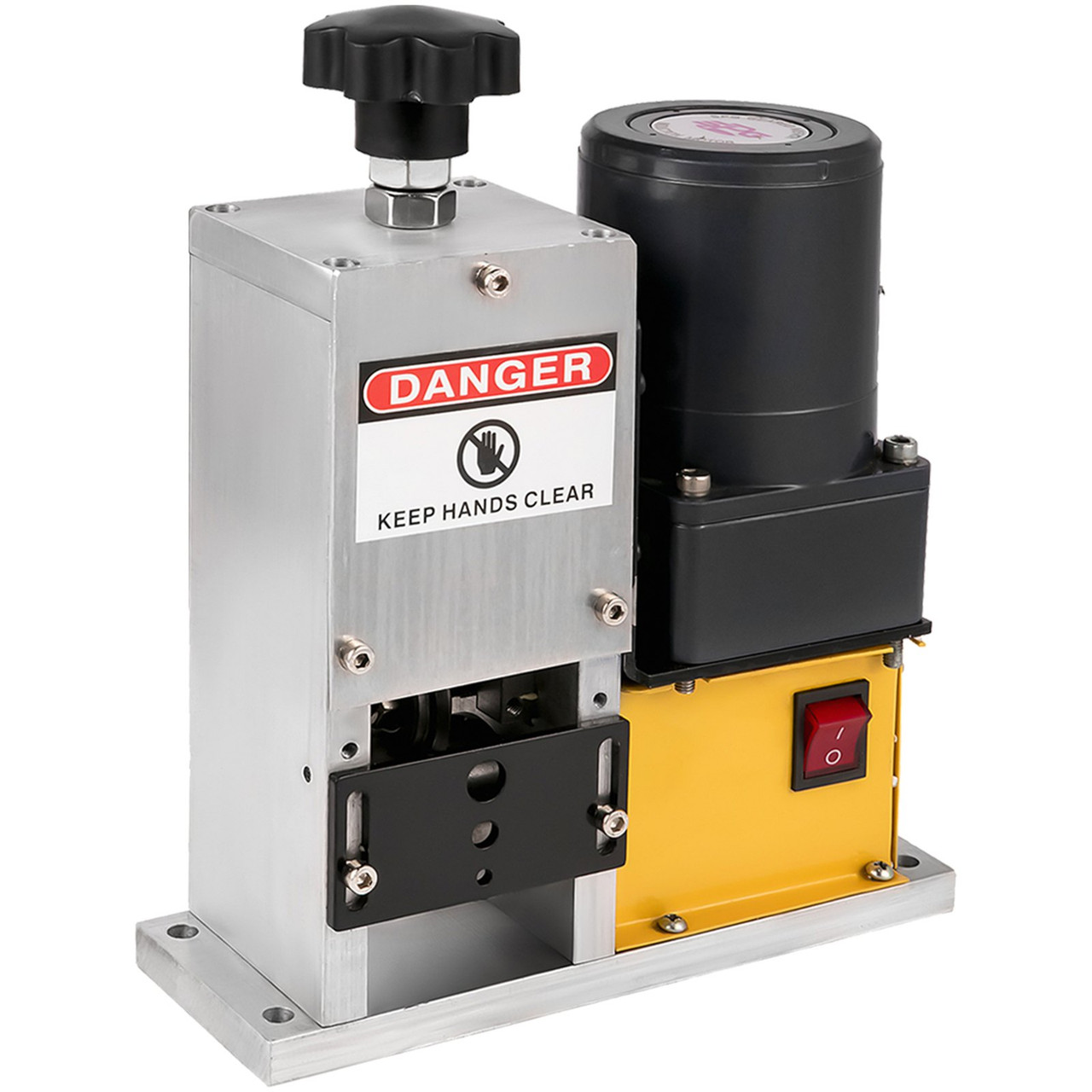 Cable Wire Stripping Machine 0.04"-1.18", Portable Scrap Cable Stripper With Gear Motor, Electric Wire Stripping Machine Compact Aluminum Alloy Structure, Automatic Wire Stripper with a Blade