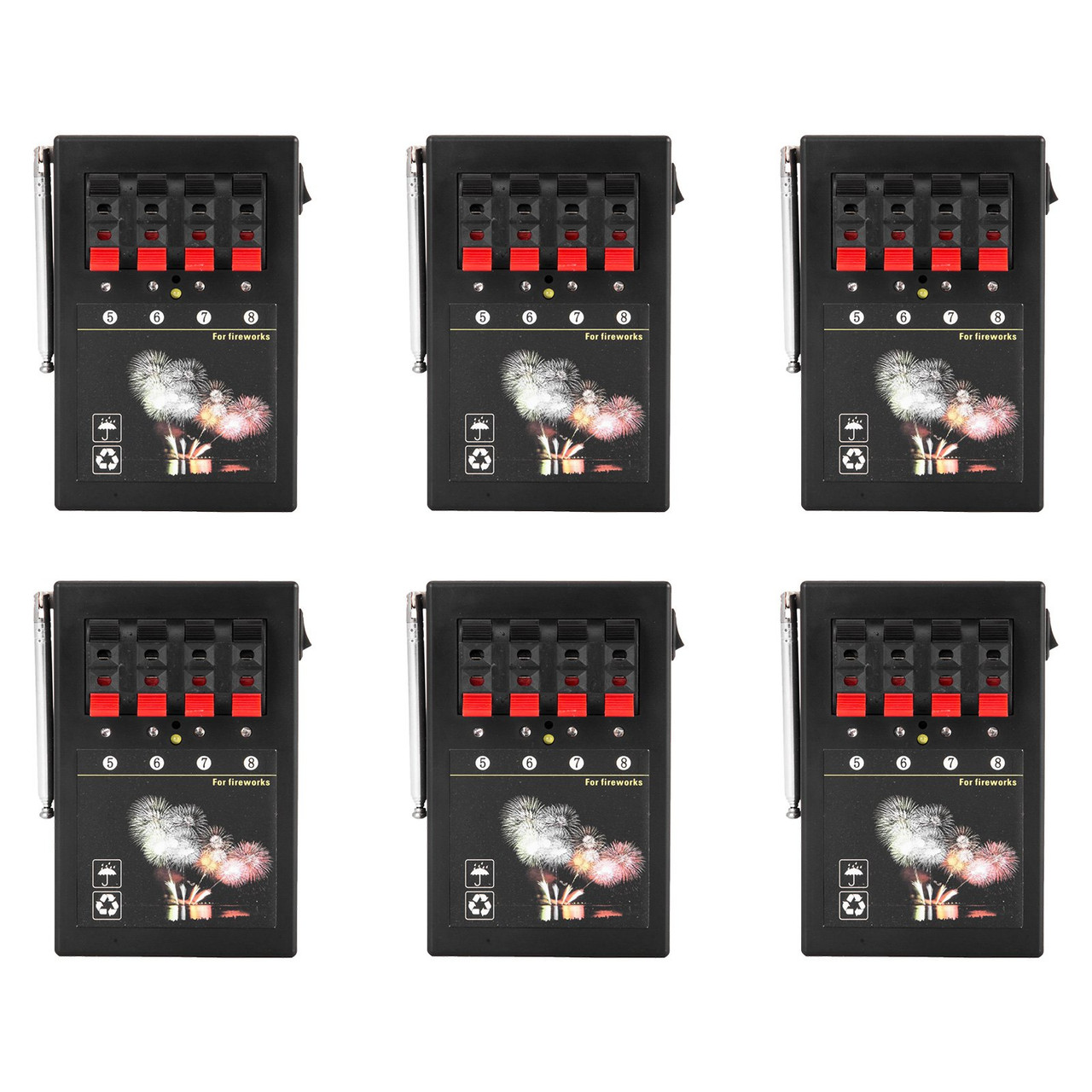 24 Cues 500 Meters Fireworks Firing System 1200 Wireless Control Program