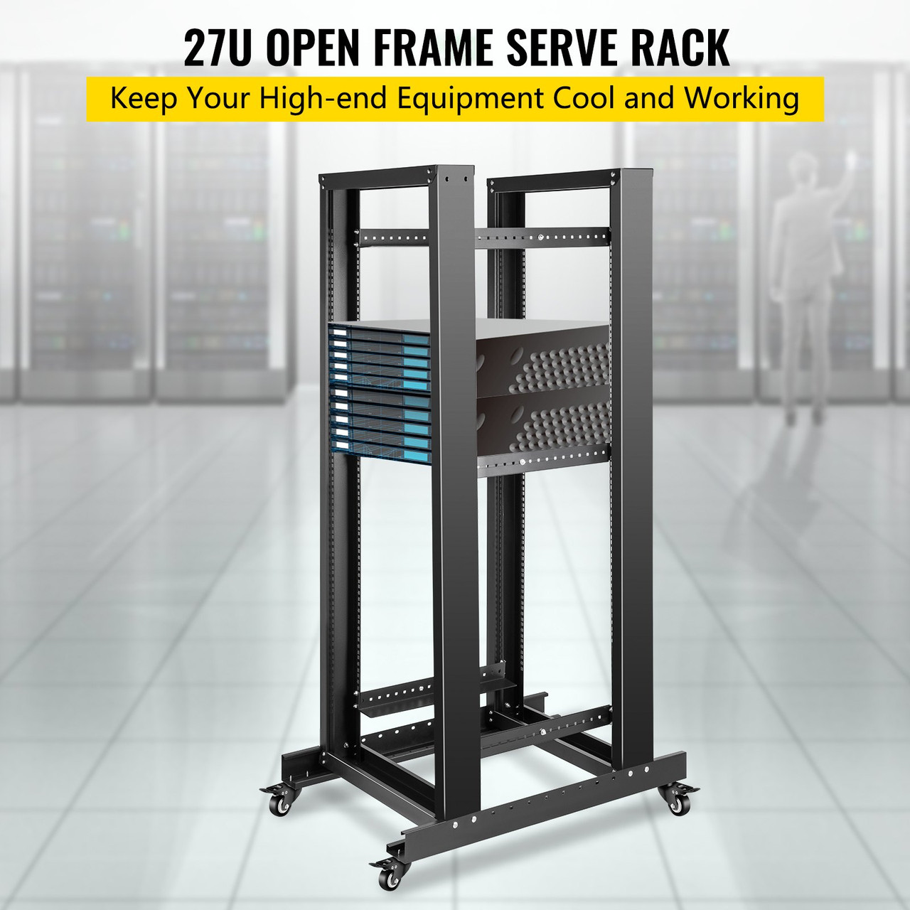 Open Frame Server Rack Network Server Rack 27U 4 Post 19