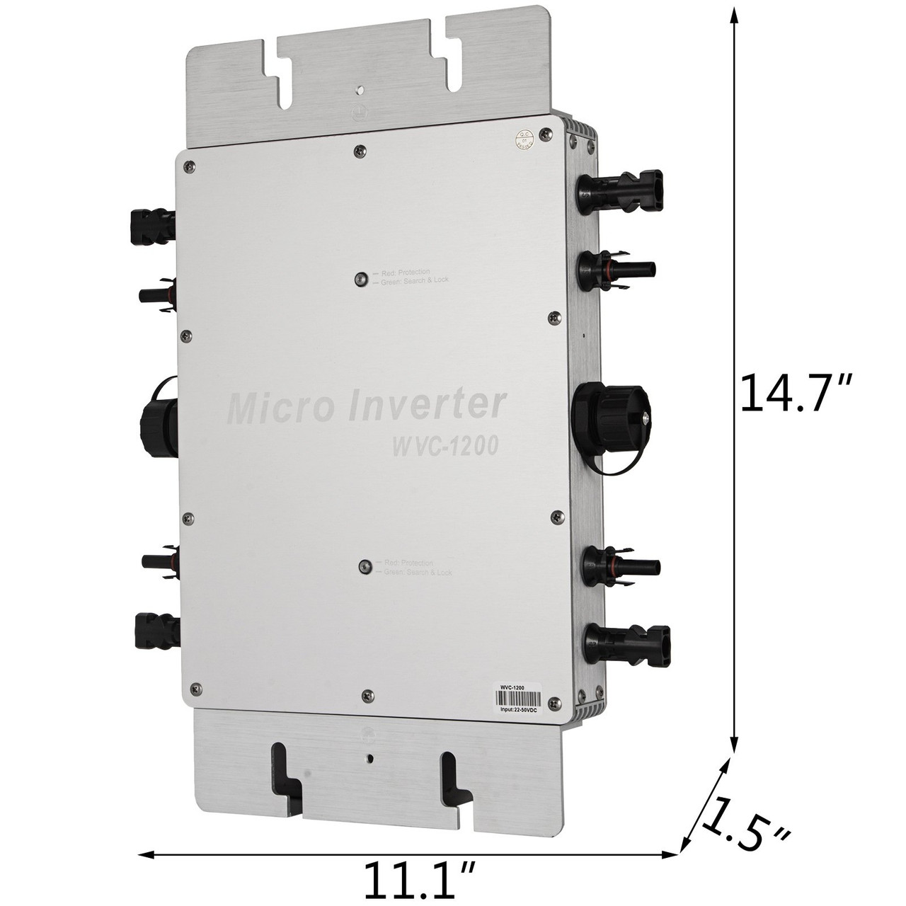 1200W MPPT Waterproof Solar Grid Tie Inverter DC to AC 220V Micro Inverter