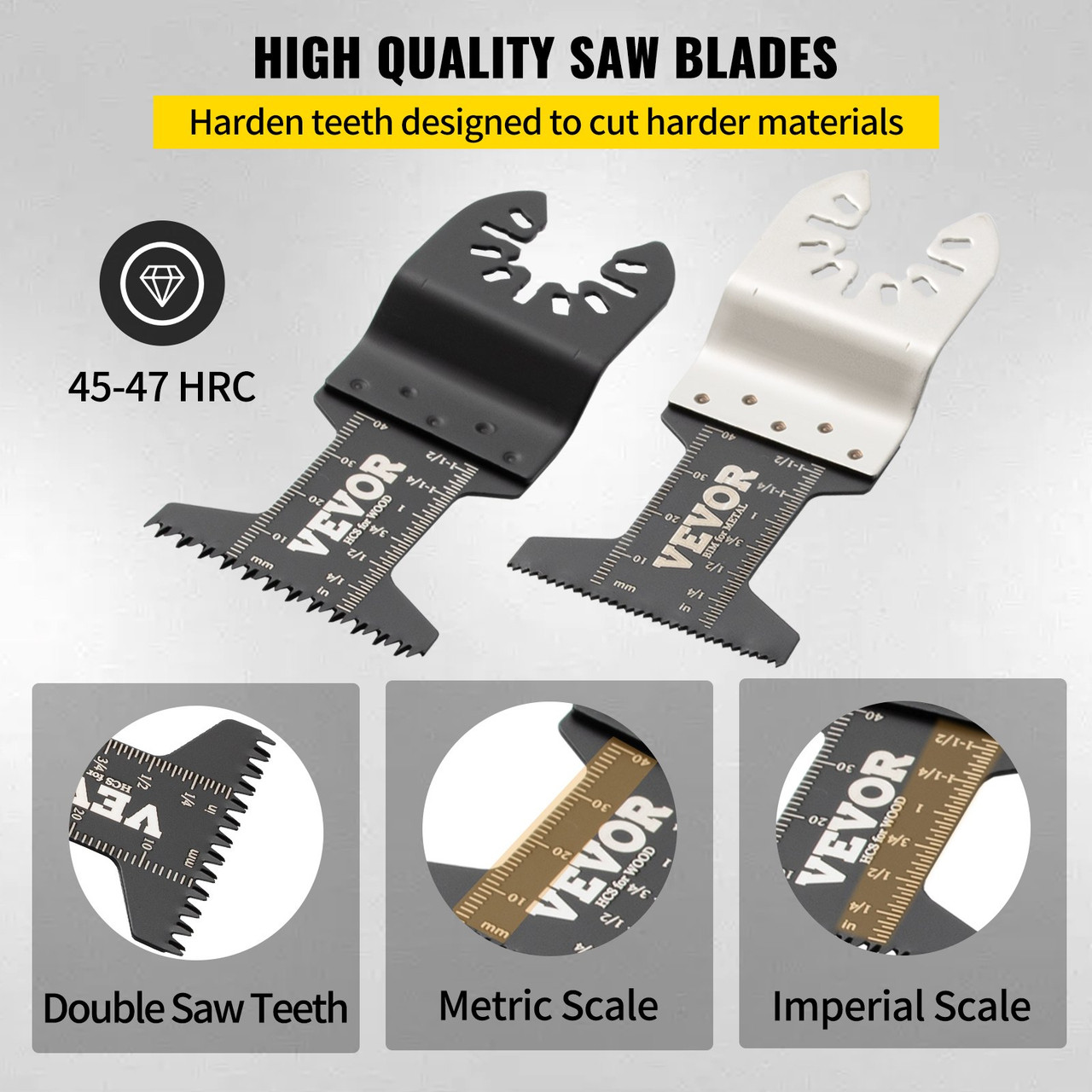 Oscillating Multi Tool Saw Blades Multi Tool Blades 50PCS for Wood Metal