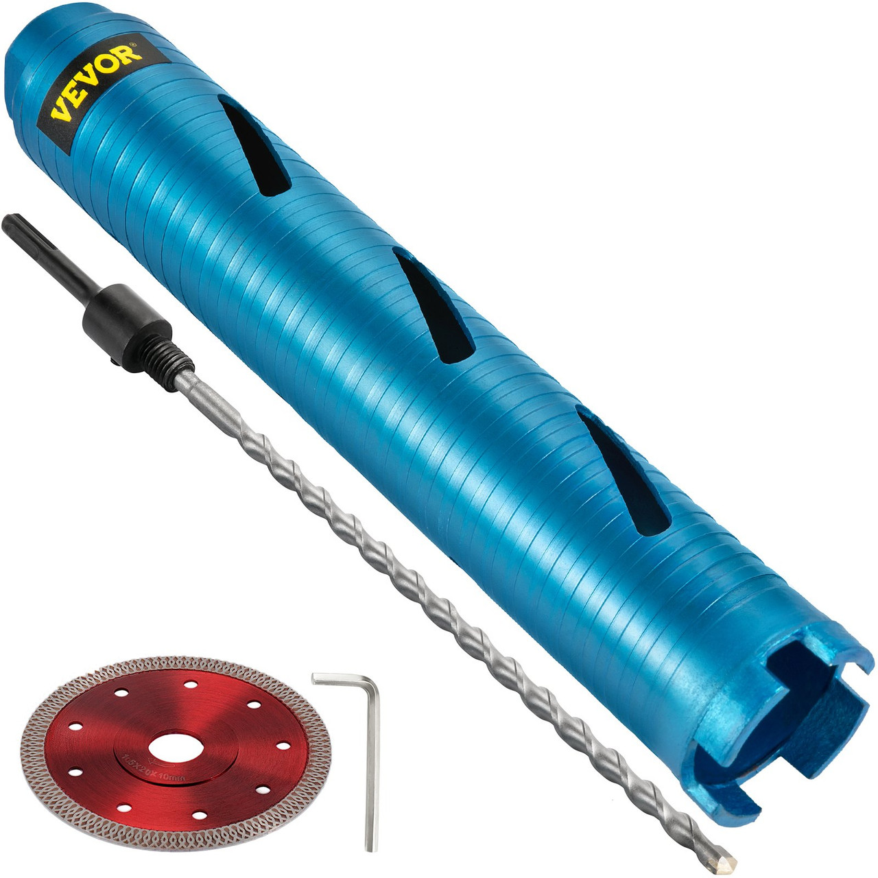 Core Drill Diamond Dry Coring Bit 2" with Pilot Bit for Hard Concrete