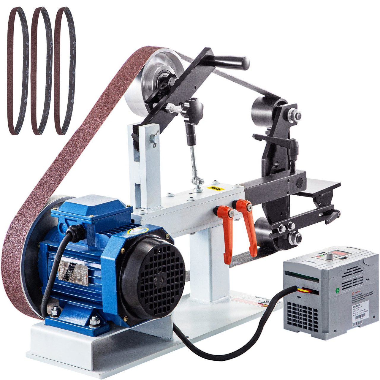 Belt Grinder 2" x 82" Complete Chassis with 2HP Motor & VFD Combo
