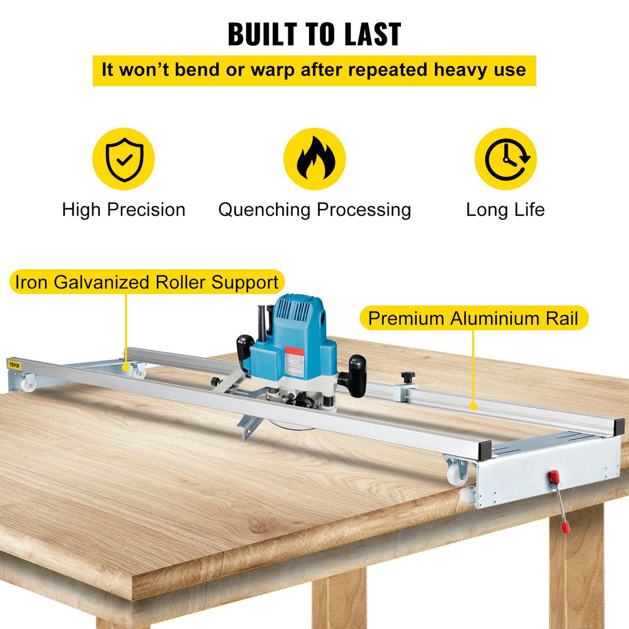 Adjustable Router Flattening Sled - woodworking Jig 