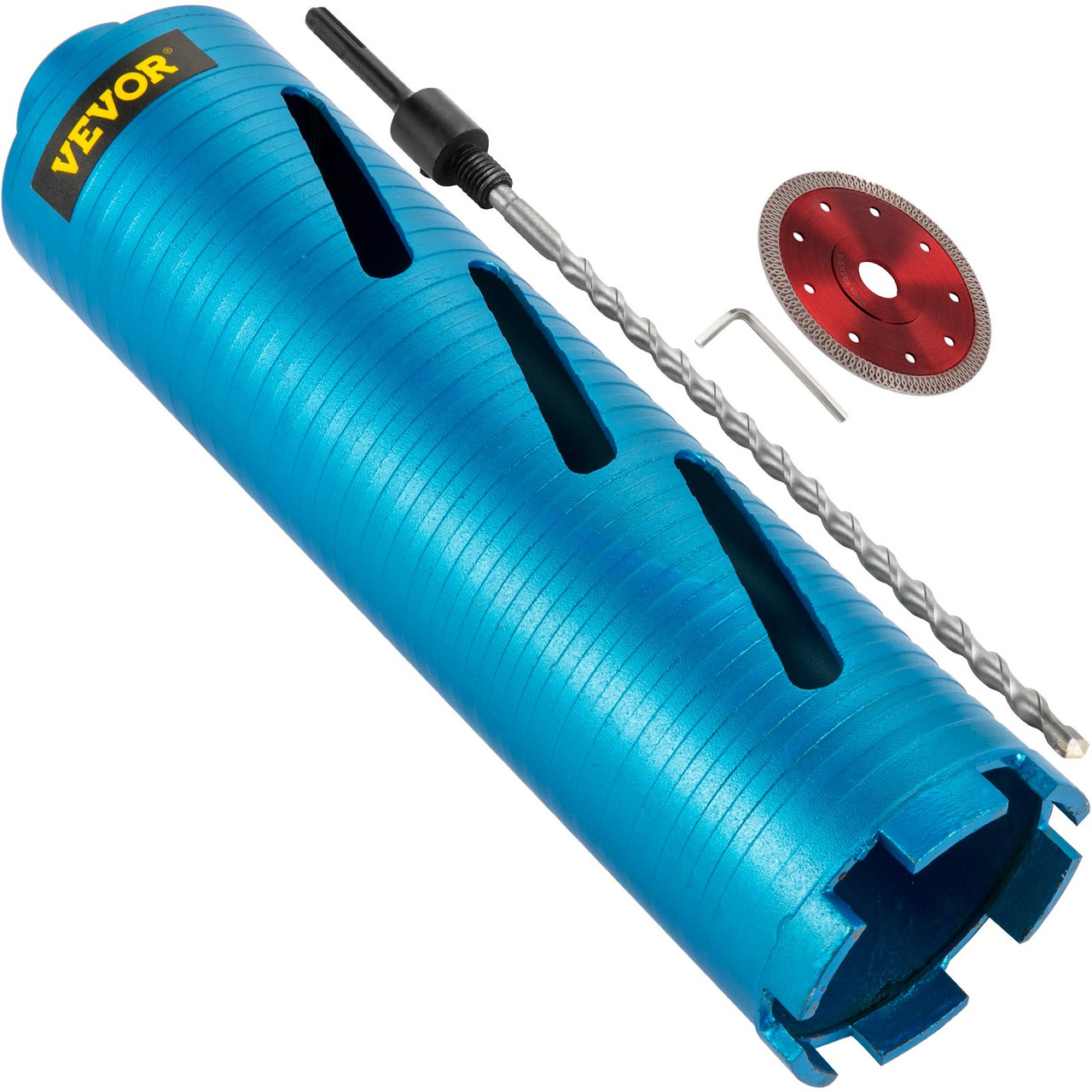 Core Drill Diamond Dry Coring Bit 3" with Pilot Bit for Hard Concrete