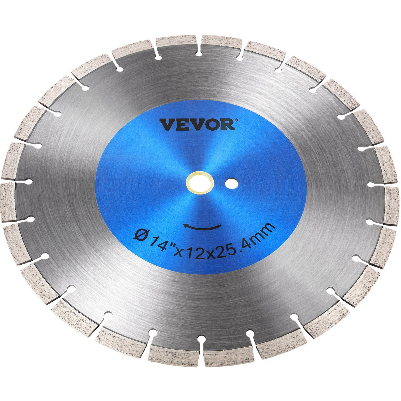 Diamond Blade 14" Concrete Saw Blade Wet or Dry Segmented Cutting Wheel Masonry Wet Saw Blade General Purpose Power Saw 0.47in Tall Segment Blade Diamond Blades for Concrete Brick Block Masonry