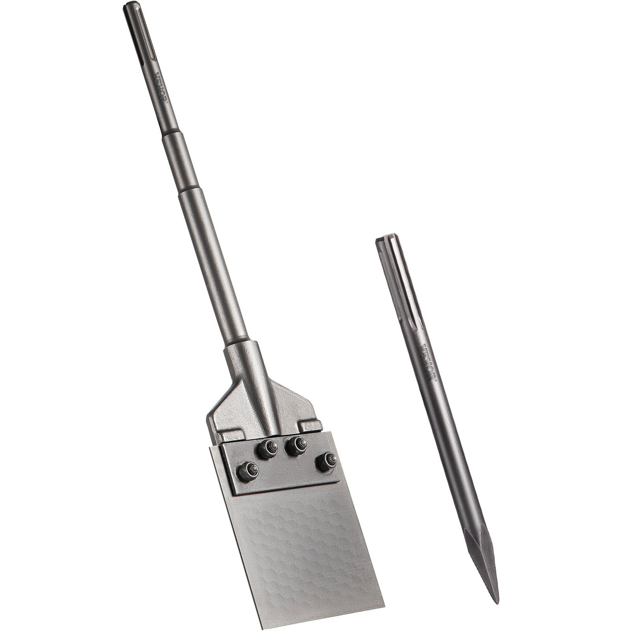 Clay Spade, 5.9" x 24.4" SDS Max Shank, 40Cr Steel Jackhammer Bit for Electric Demolition Jack Hammer w/Point Chisel, Trenching and Digging Shovel Bit for Clay, Gravel, Frozen Soil