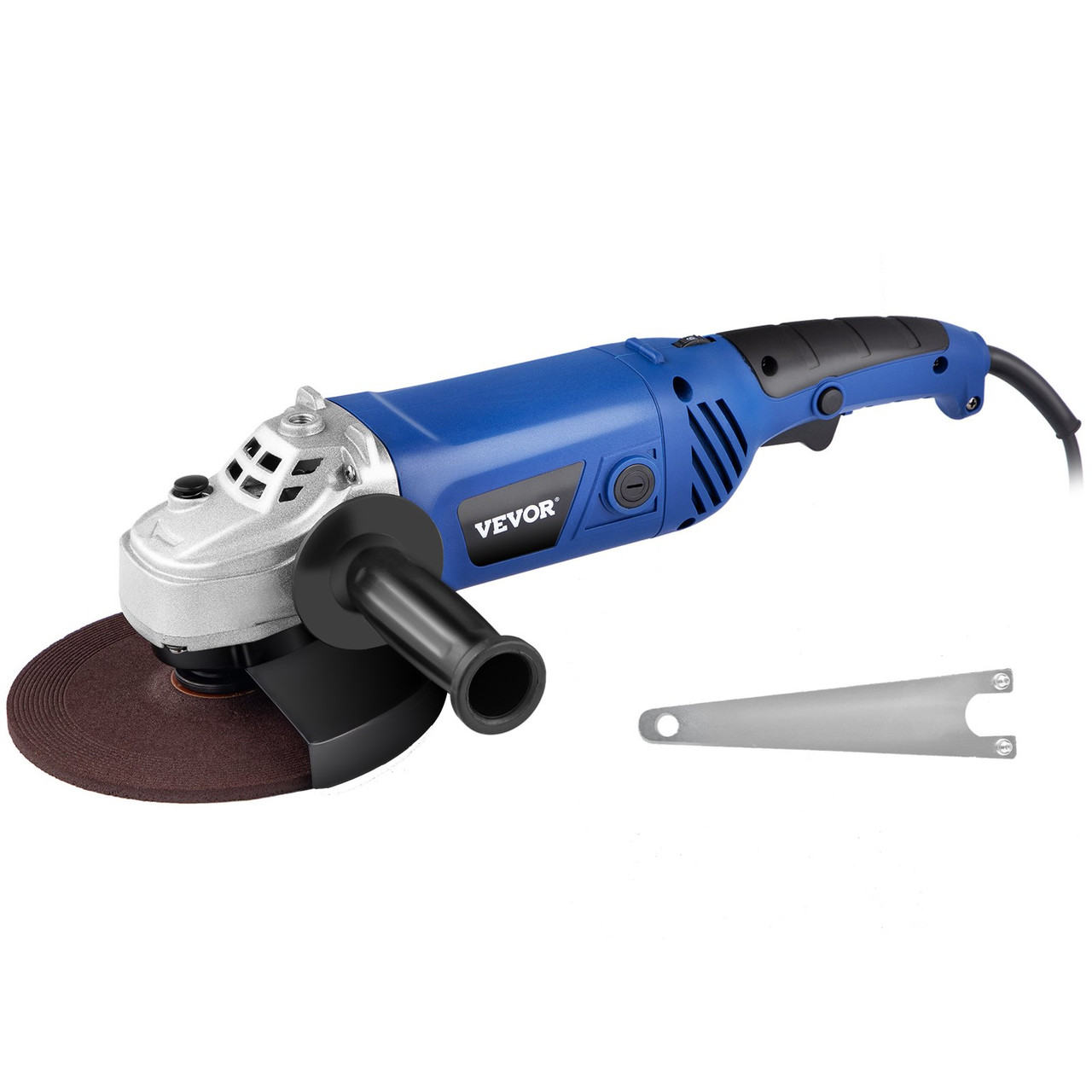 Angle Grinder, 7 Inch Powerful Grinder Tool 15 Amp Power Grinder with Variable Speed and 360ø Rotational Guard, 8000rpm Power Angle Grinders for Cutting and Grinding Metal, Stone, Wood, etc